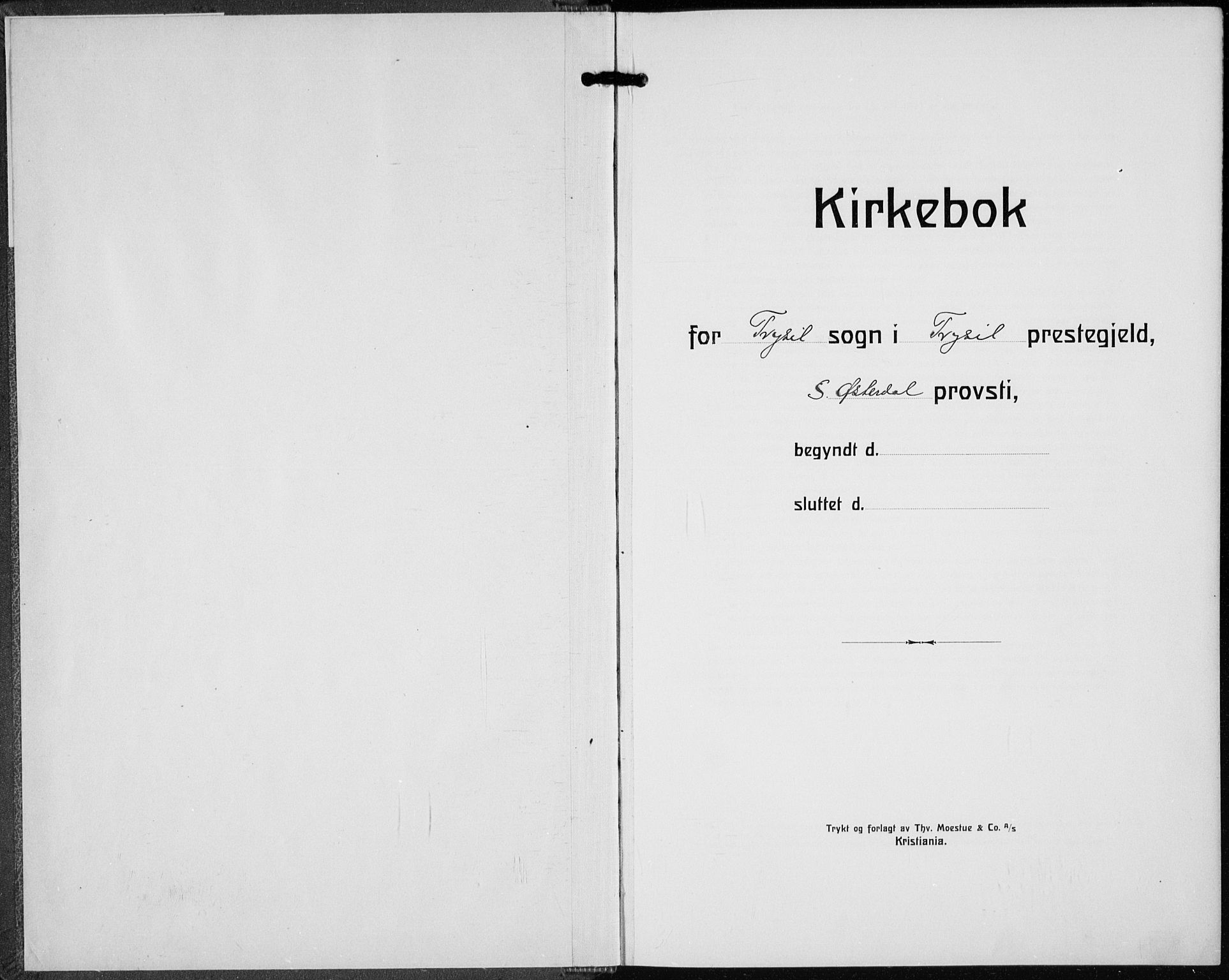 Trysil prestekontor, AV/SAH-PREST-046/H/Ha/Hab/L0010: Parish register (copy) no. 10, 1917-1937