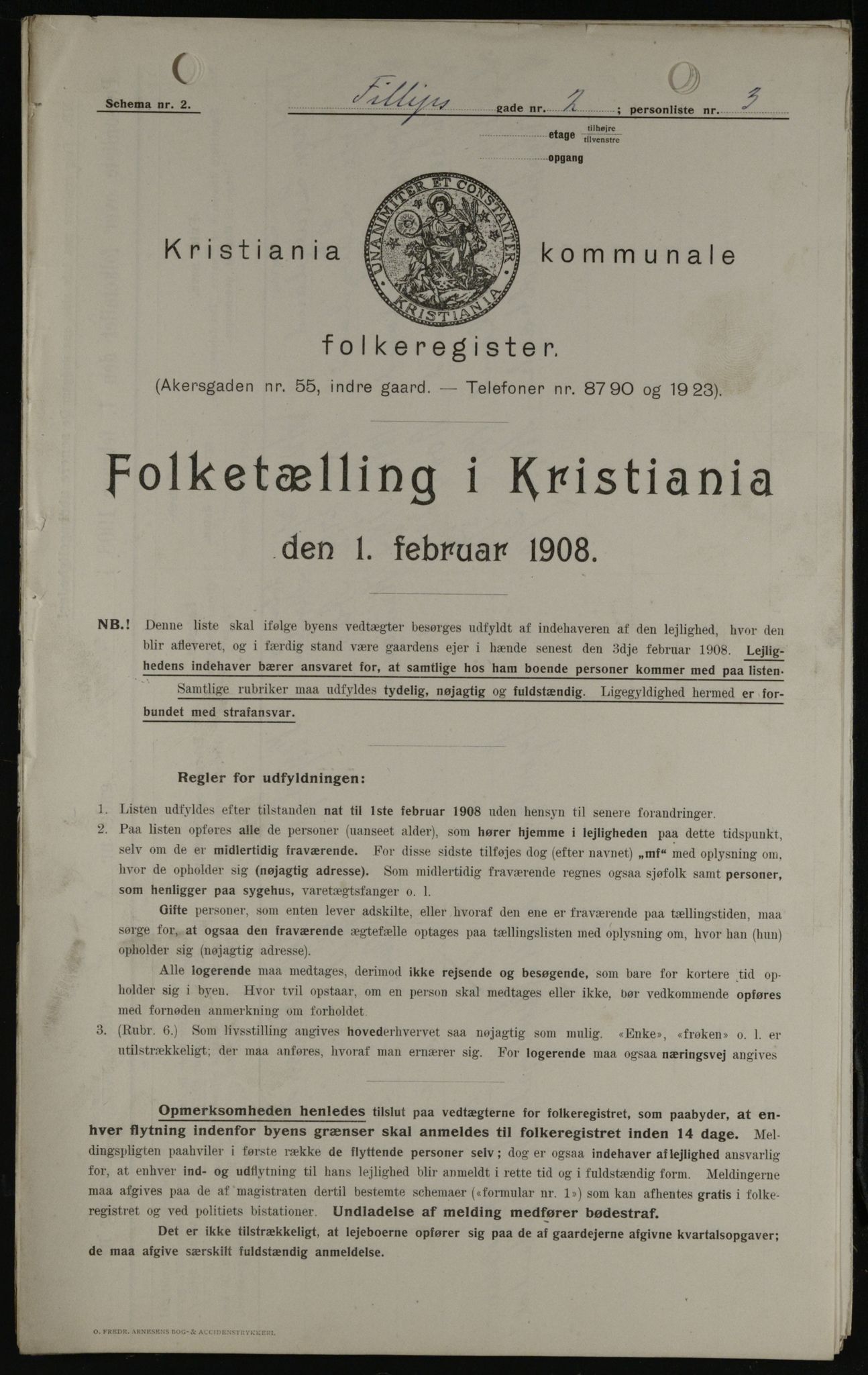 OBA, Municipal Census 1908 for Kristiania, 1908, p. 21892