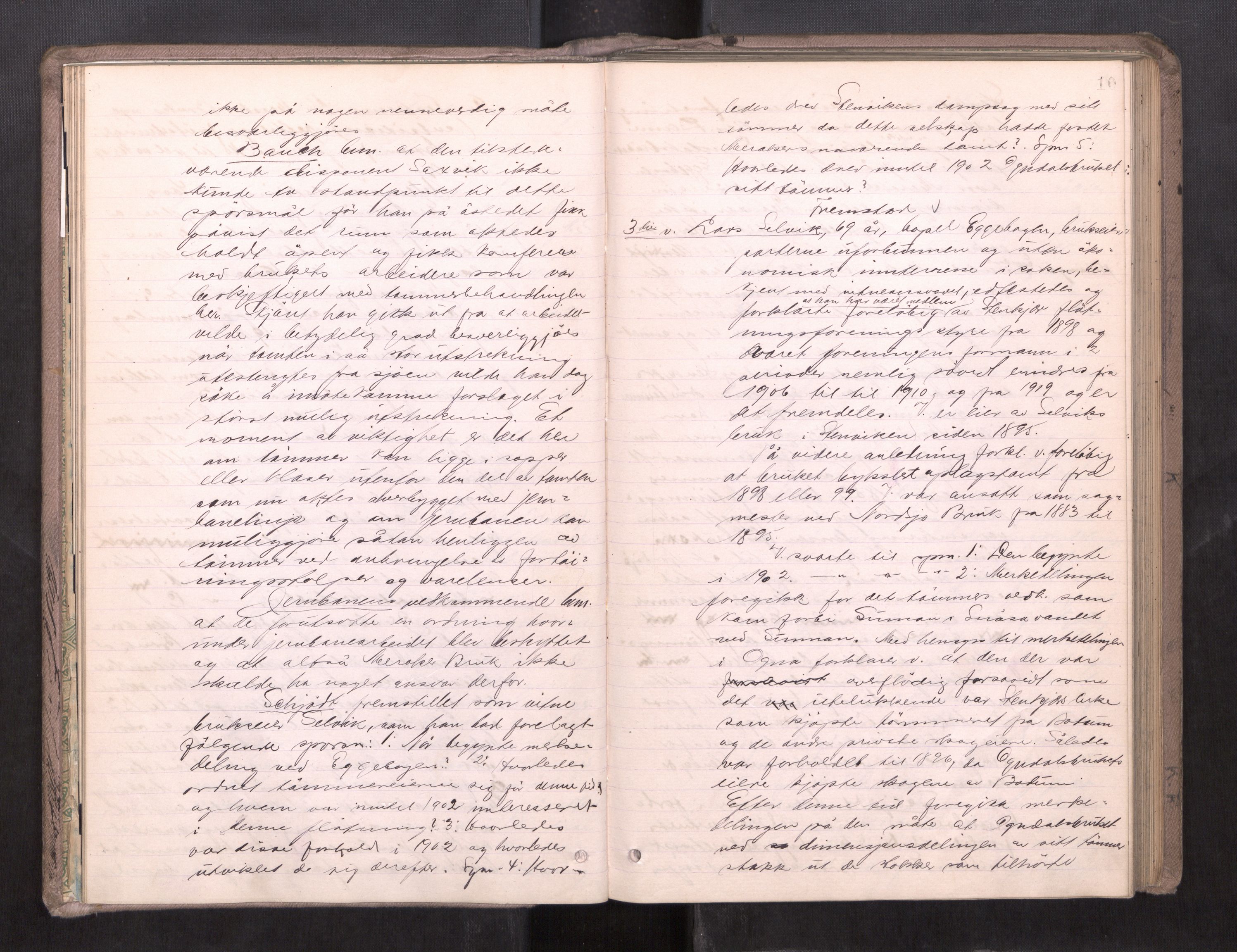 Inderøy sorenskriveri, AV/SAT-A-4147/1/1/1B/L0032: Ekstrarettsprotokoll M, 1921-1926, p. 9b-10a