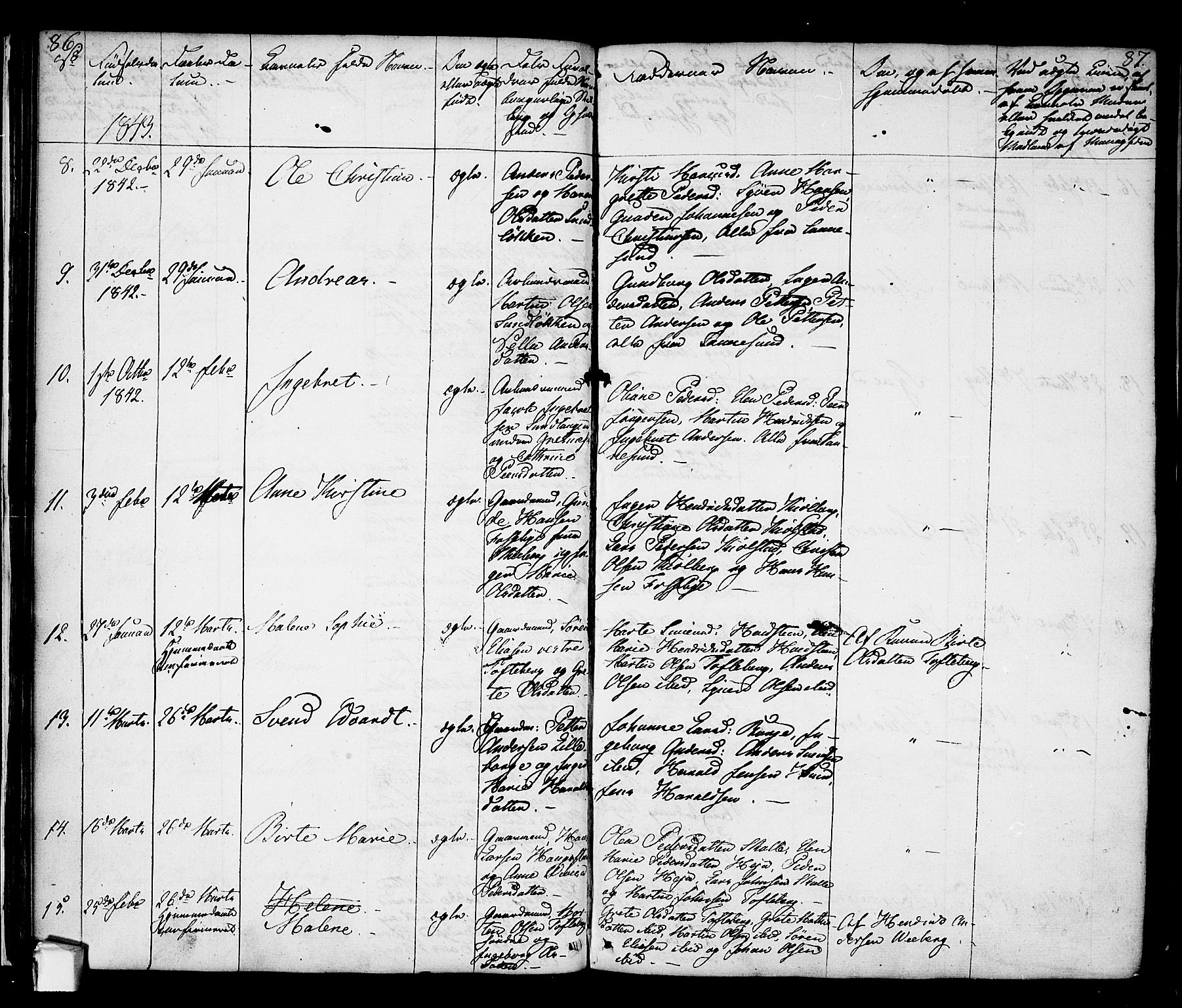 Borge prestekontor Kirkebøker, AV/SAO-A-10903/F/Fa/L0004: Parish register (official) no. I 4, 1836-1848, p. 86-87