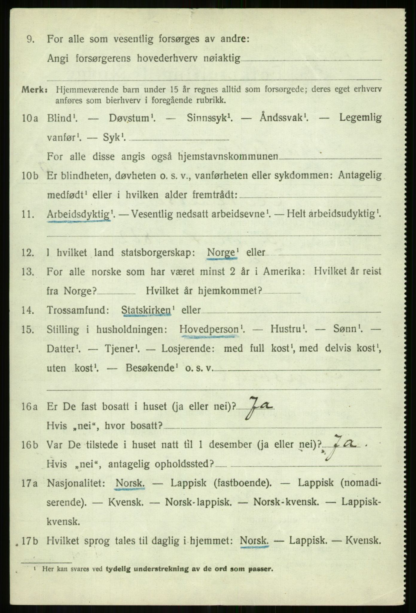 SATØ, 1920 census for Målselv, 1920, p. 7624