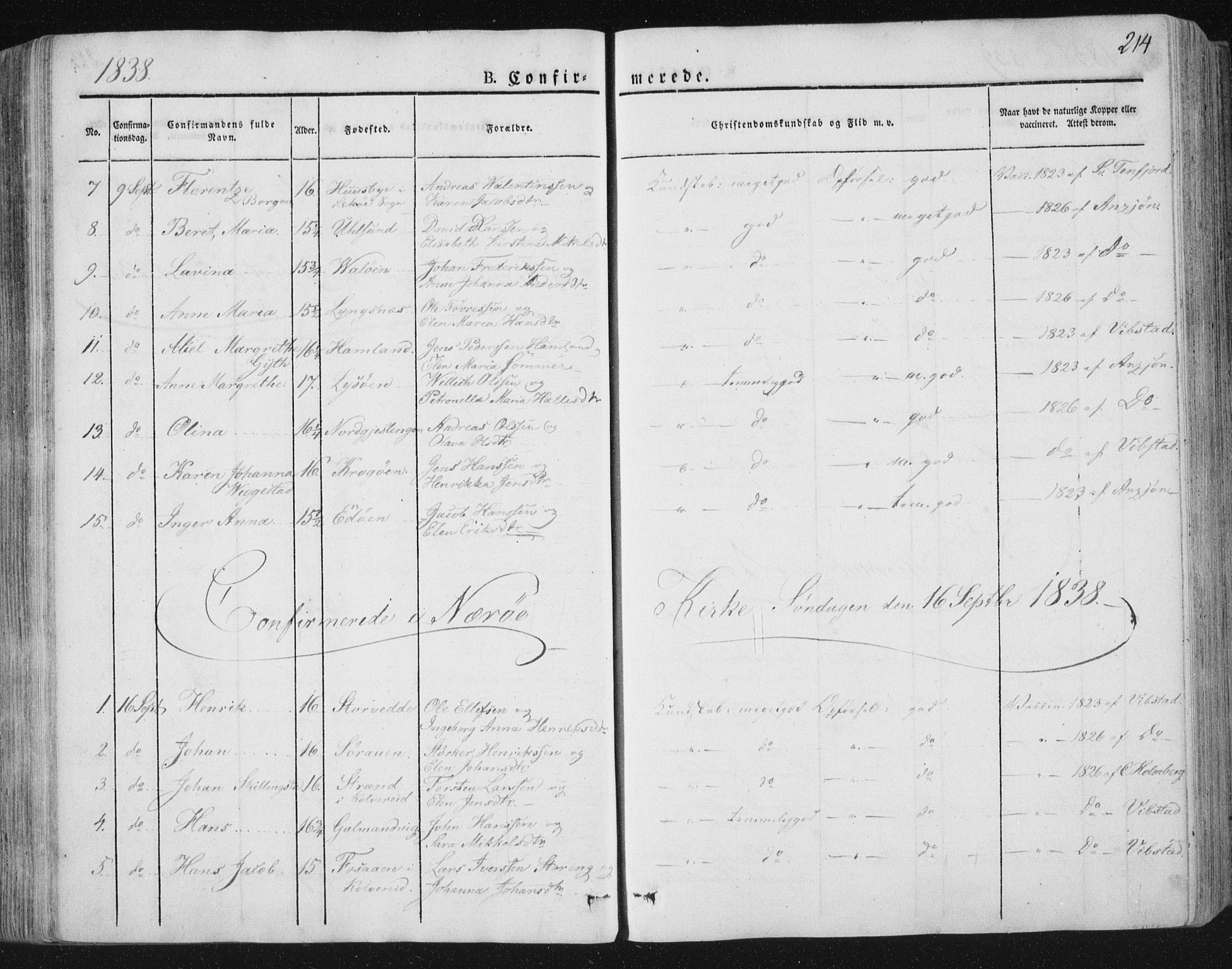 Ministerialprotokoller, klokkerbøker og fødselsregistre - Nord-Trøndelag, SAT/A-1458/784/L0669: Parish register (official) no. 784A04, 1829-1859, p. 214
