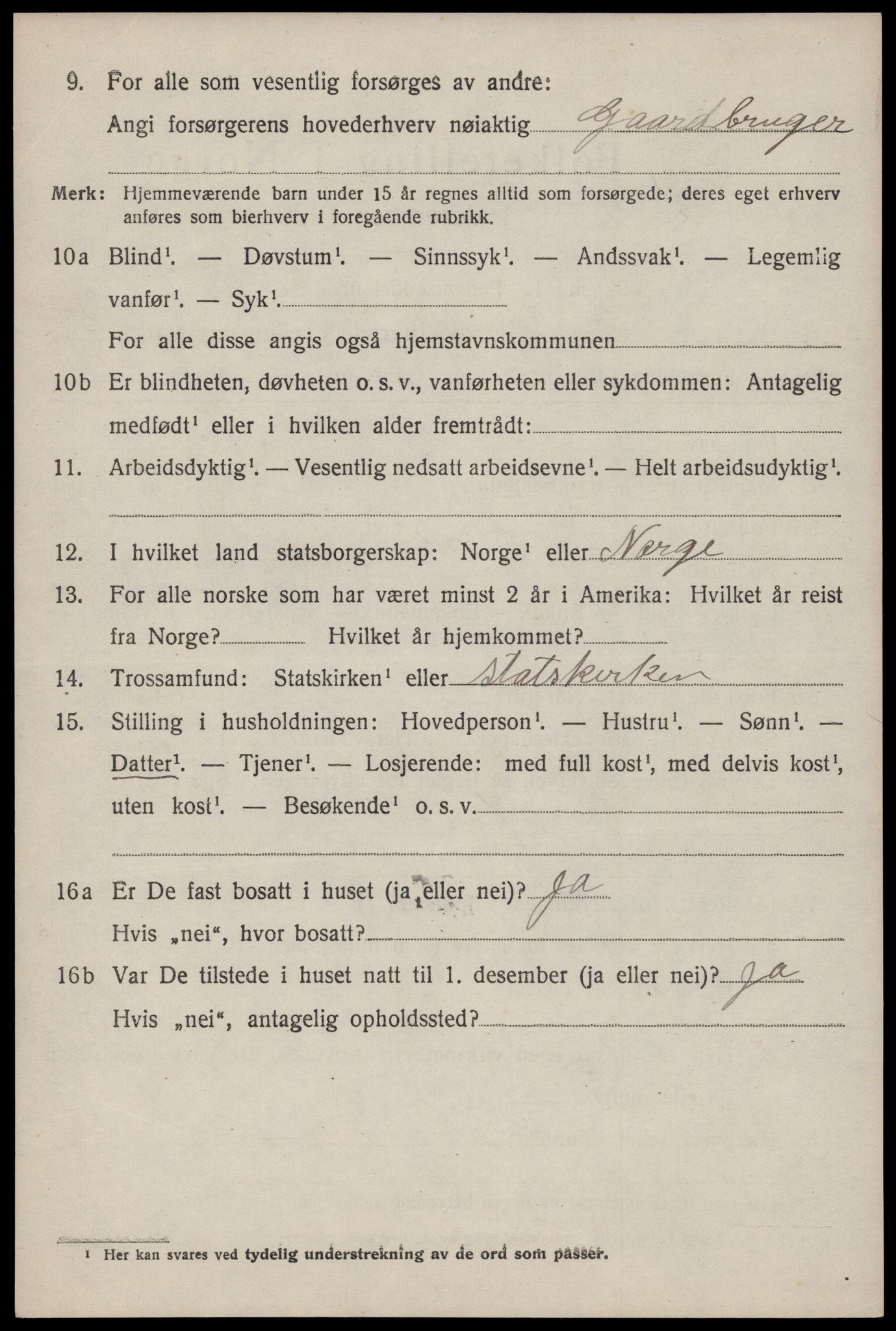 SAST, 1920 census for Avaldsnes, 1920, p. 5644