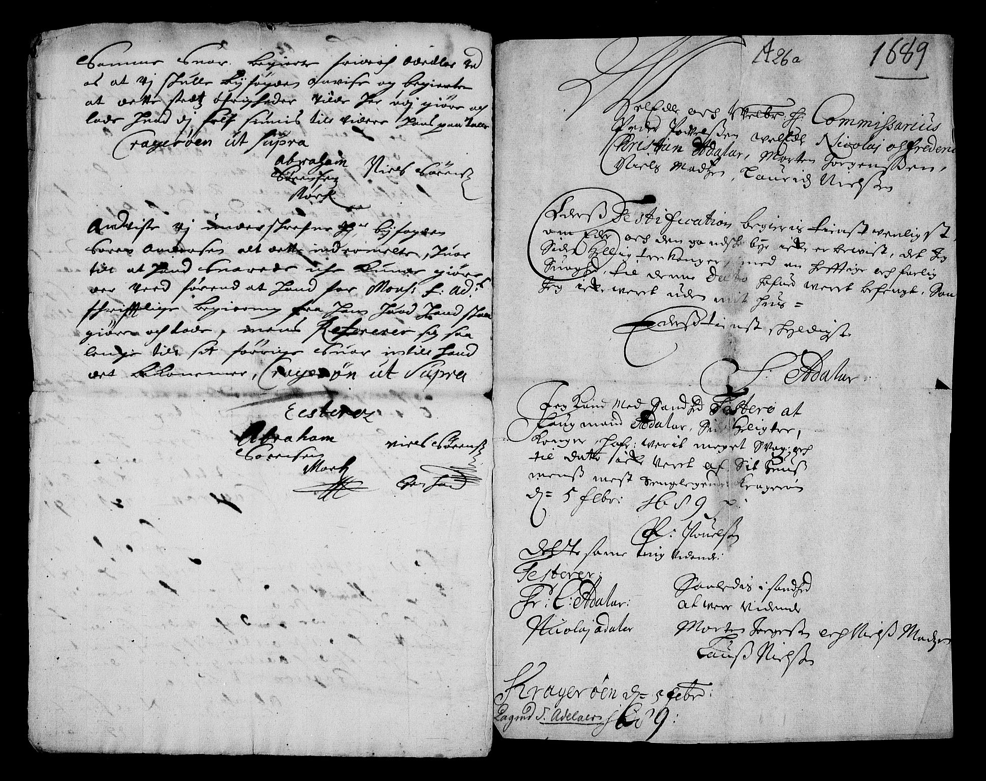 Stattholderembetet 1572-1771, RA/EA-2870/Af/L0002: Avskrifter av vedlegg til originale supplikker, nummerert i samsvar med supplikkbøkene, 1687-1689, p. 325