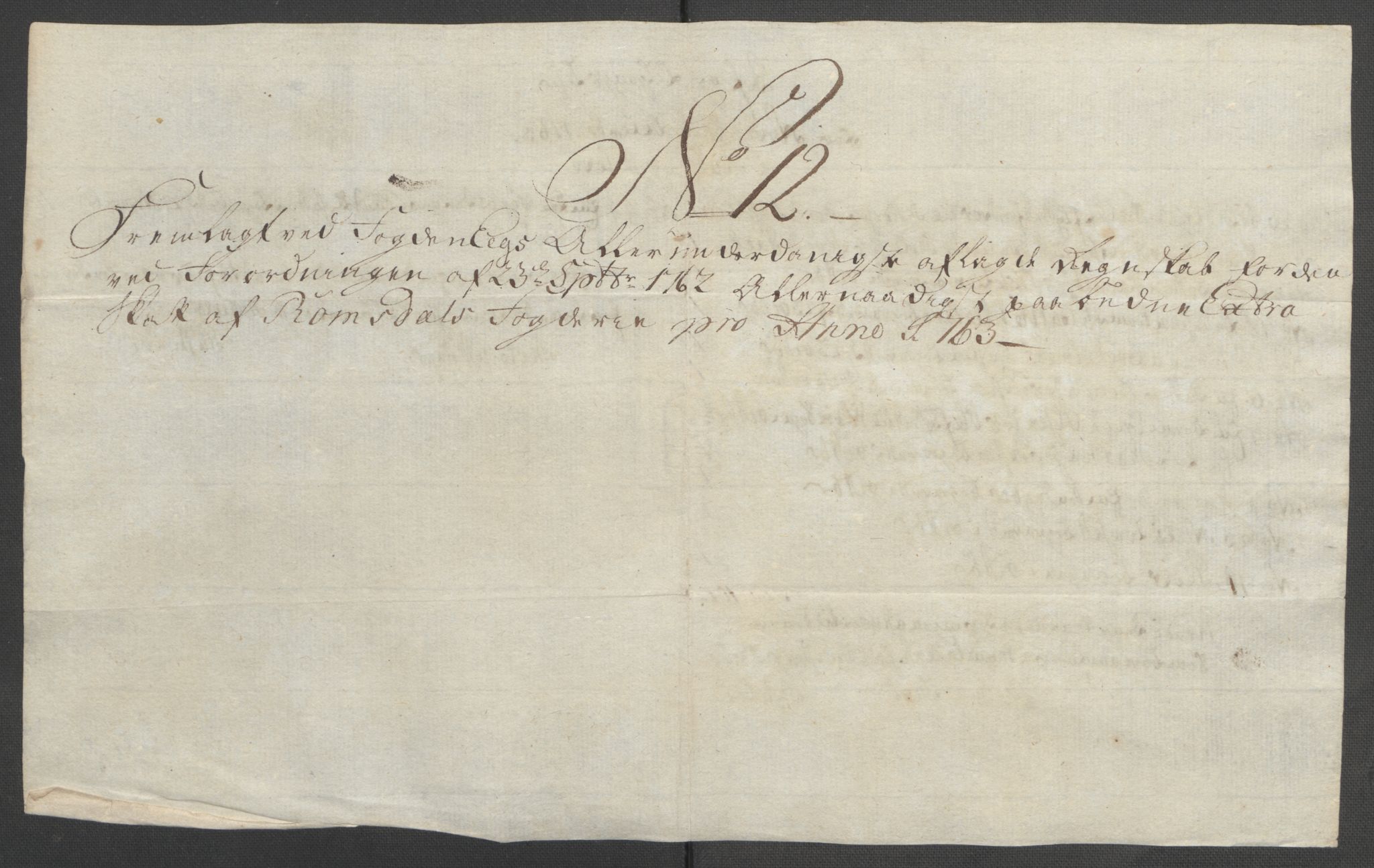 Rentekammeret inntil 1814, Reviderte regnskaper, Fogderegnskap, RA/EA-4092/R55/L3730: Ekstraskatten Romsdal, 1762-1763, p. 387
