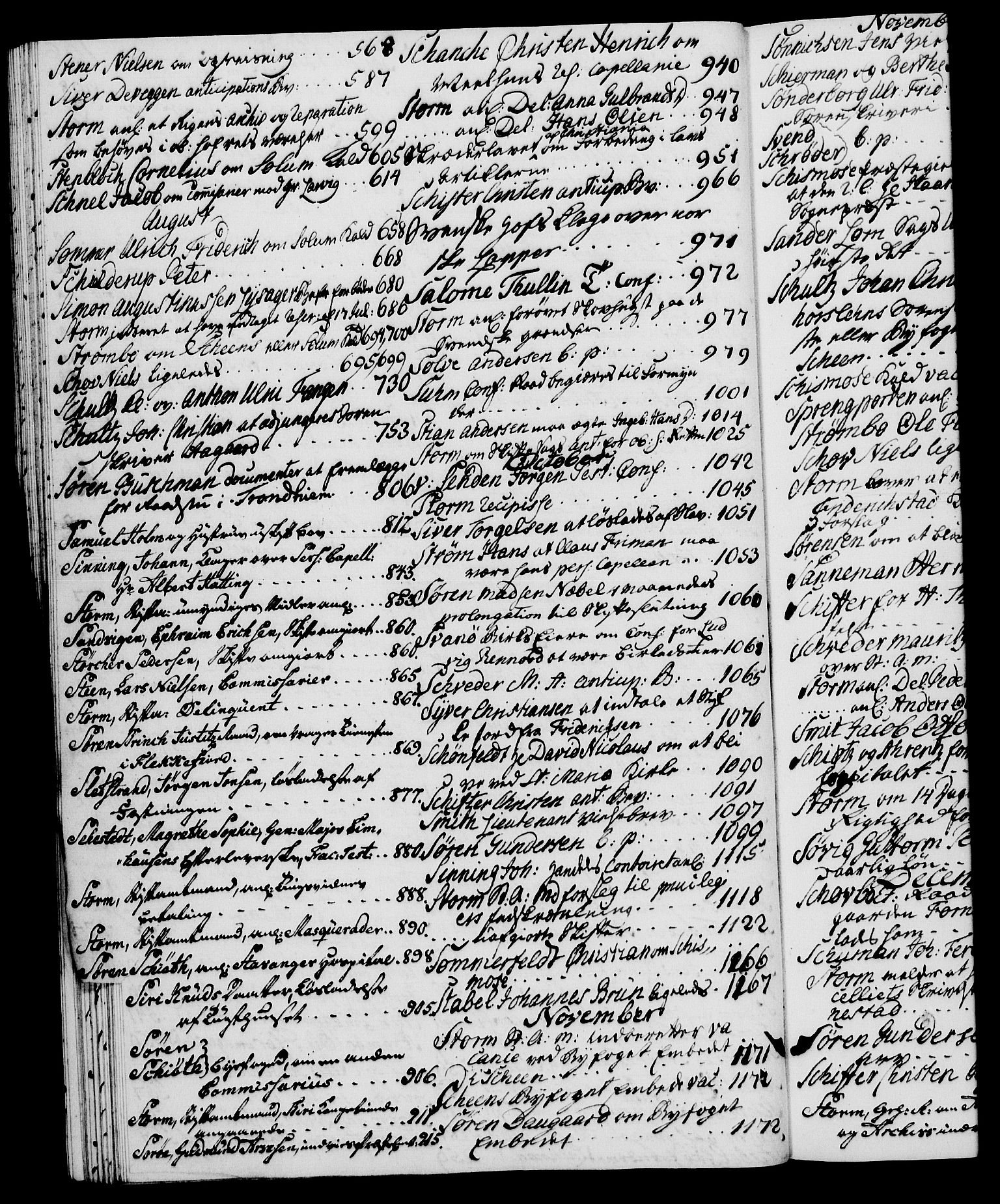 Danske Kanselli 1572-1799, AV/RA-EA-3023/I/Ia/L0001: 3. departements journal, 1771