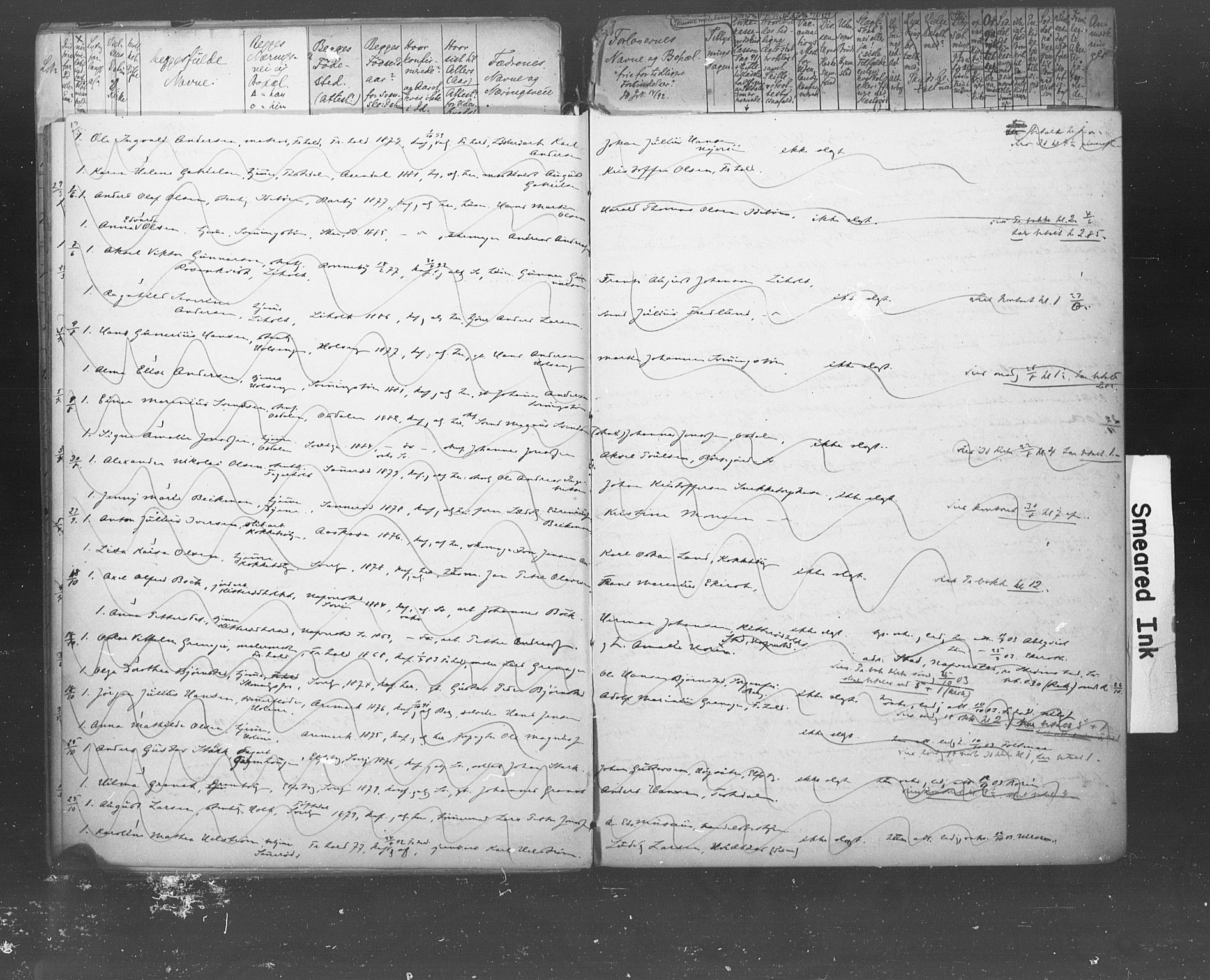 Idd prestekontor Kirkebøker, AV/SAO-A-10911/H/Ha/L0001: Banns register no. I 1, 1893-1905