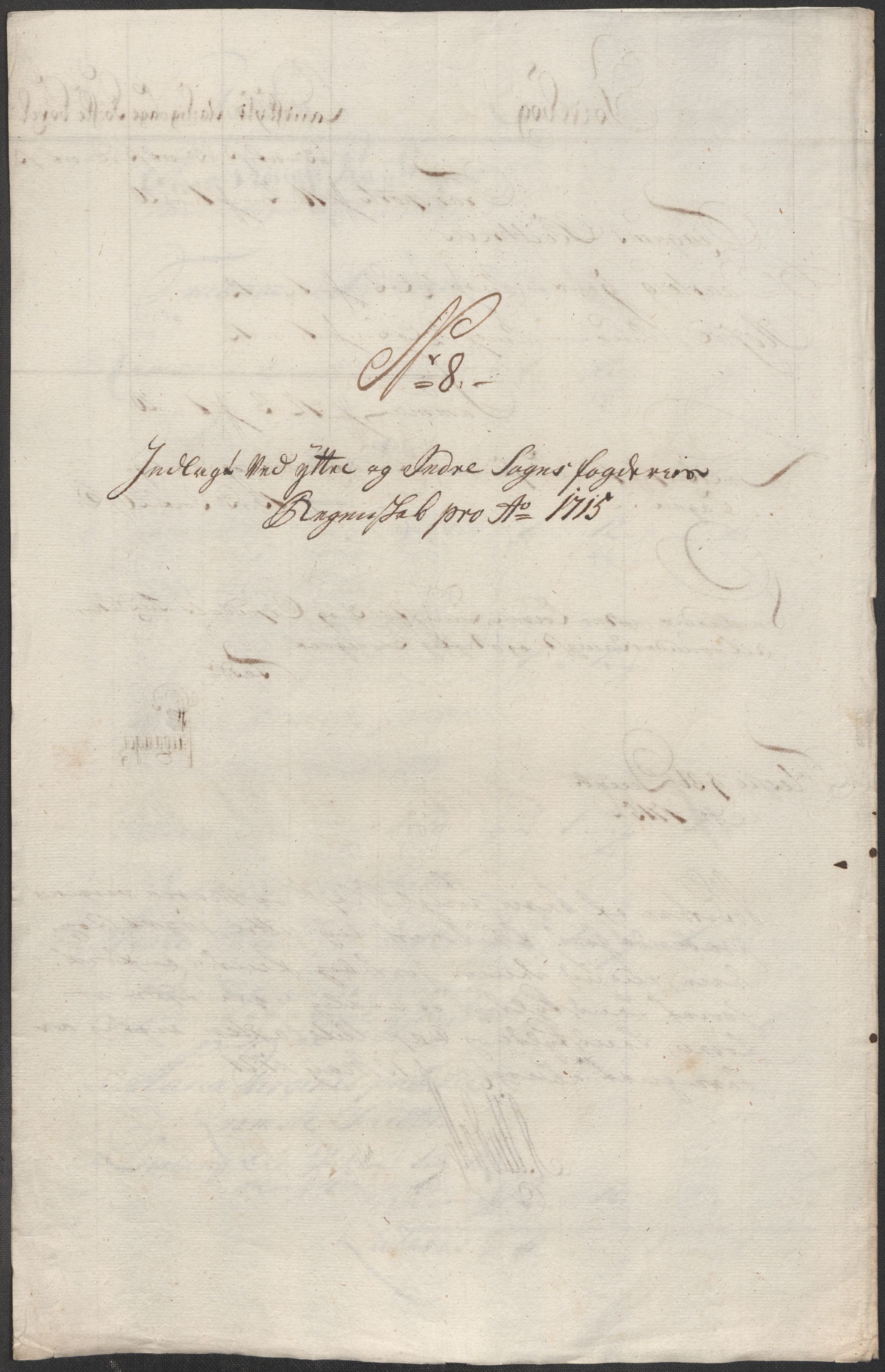 Rentekammeret inntil 1814, Reviderte regnskaper, Fogderegnskap, AV/RA-EA-4092/R52/L3320: Fogderegnskap Sogn, 1715-1716, p. 58