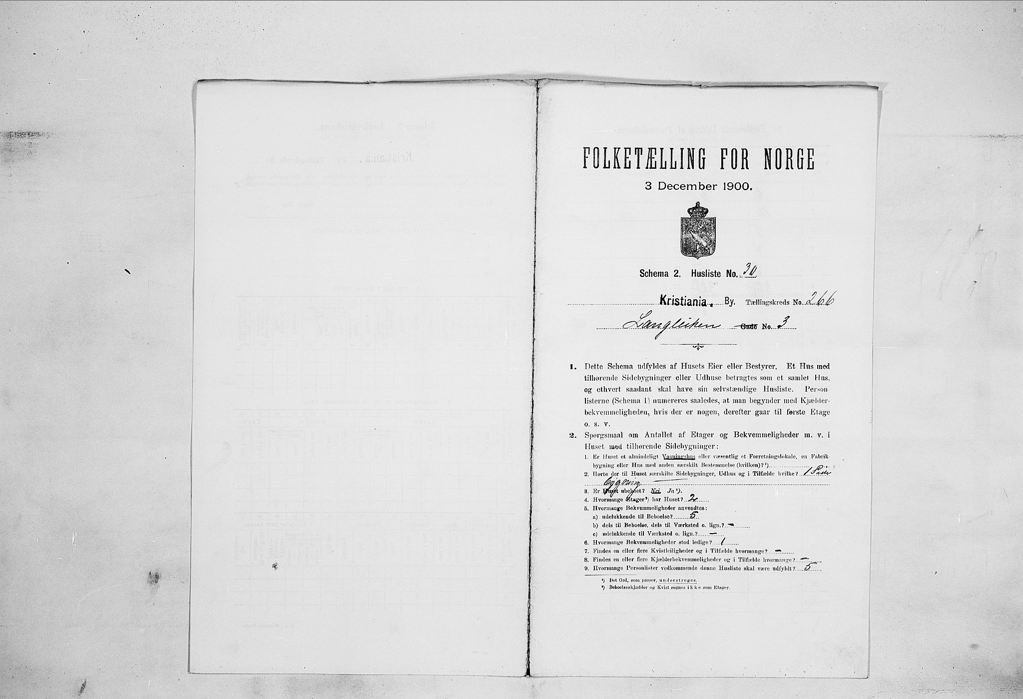 SAO, 1900 census for Kristiania, 1900, p. 51921