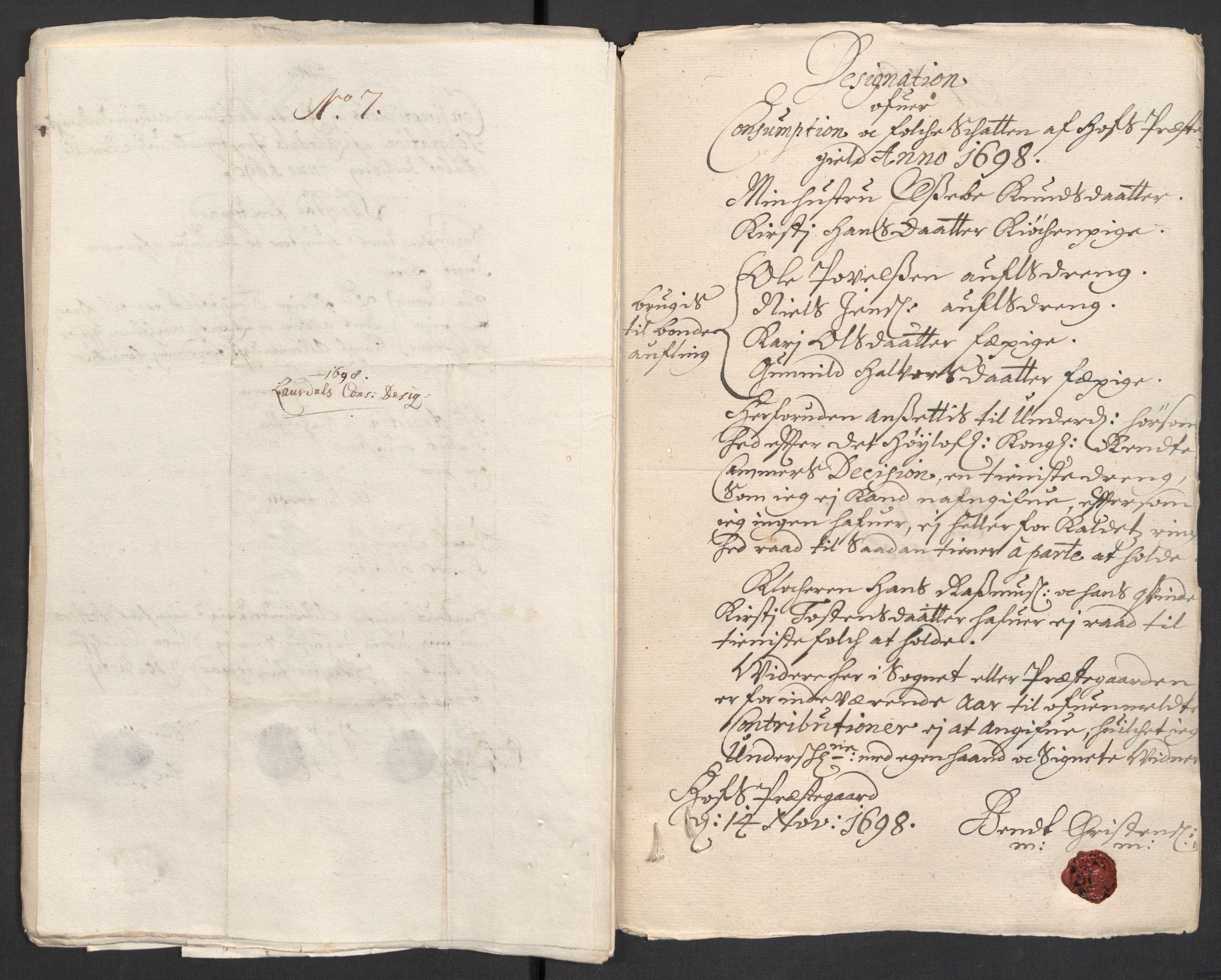 Rentekammeret inntil 1814, Reviderte regnskaper, Fogderegnskap, RA/EA-4092/R32/L1868: Fogderegnskap Jarlsberg grevskap, 1697-1699, p. 158