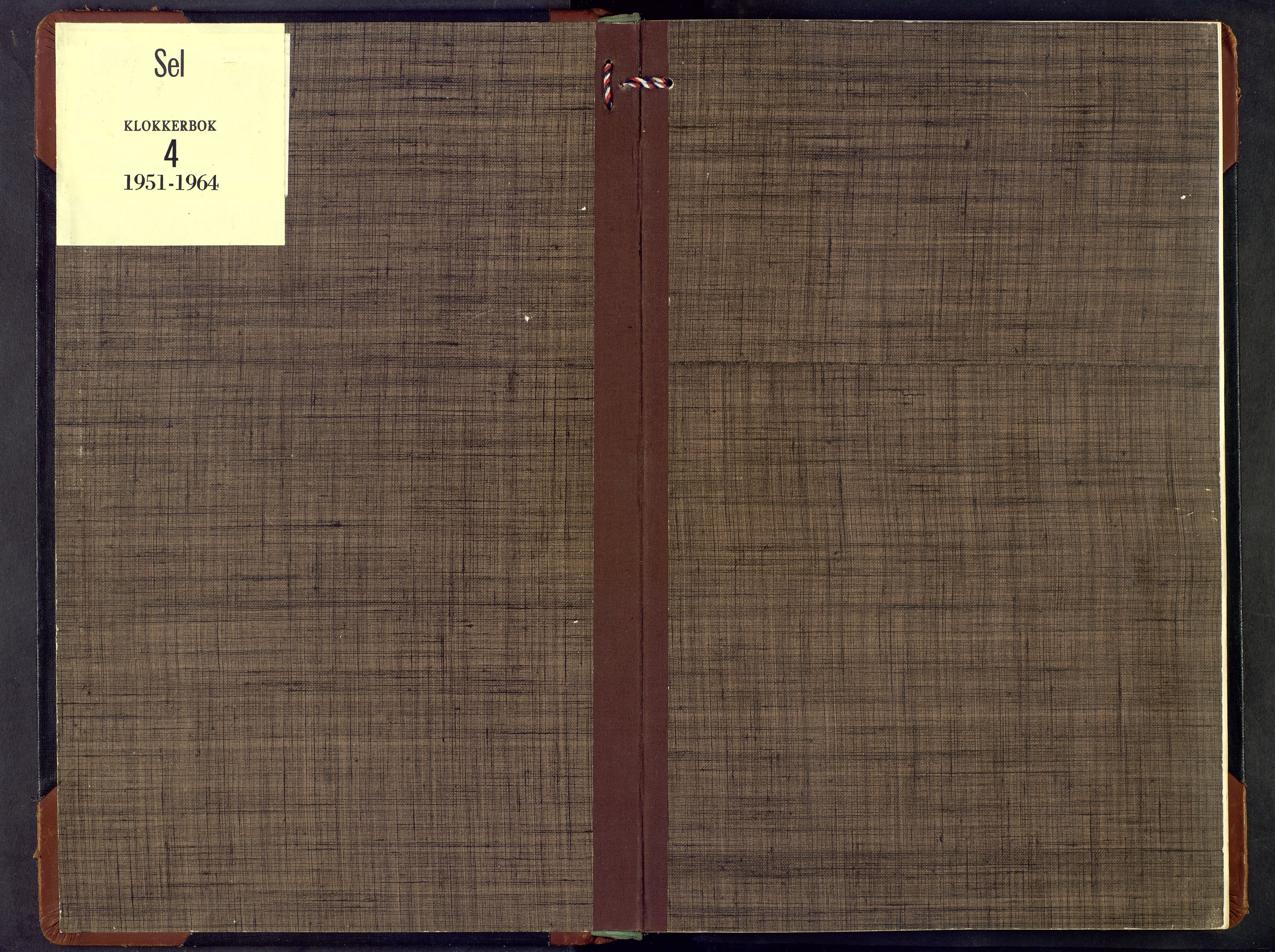 Sel prestekontor, AV/SAH-PREST-074/H/Ha/Hab/L0004: Parish register (copy) no. 4, 1951-1964