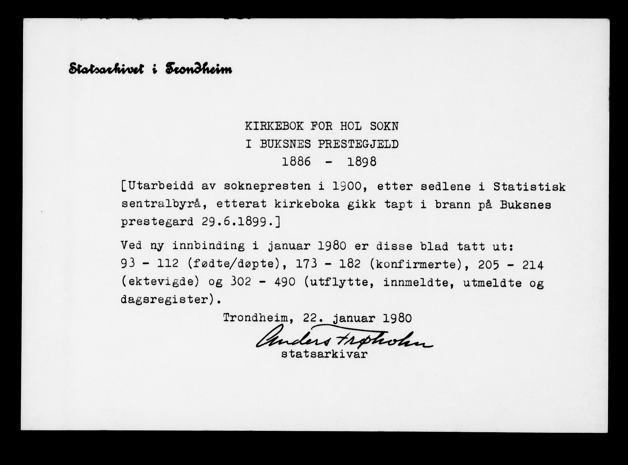 Ministerialprotokoller, klokkerbøker og fødselsregistre - Nordland, AV/SAT-A-1459/882/L1179: Parish register (official) no. 882A01, 1886-1898