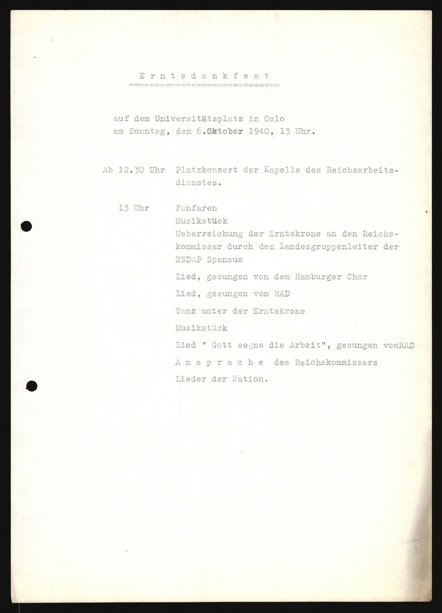 Forsvarets Overkommando. 2 kontor. Arkiv 11.4. Spredte tyske arkivsaker, AV/RA-RAFA-7031/D/Dar/Darb/L0008: Reichskommissariat - Hauptabteilung Volksaufklärung und Propaganda, 1940-1943, p. 1245