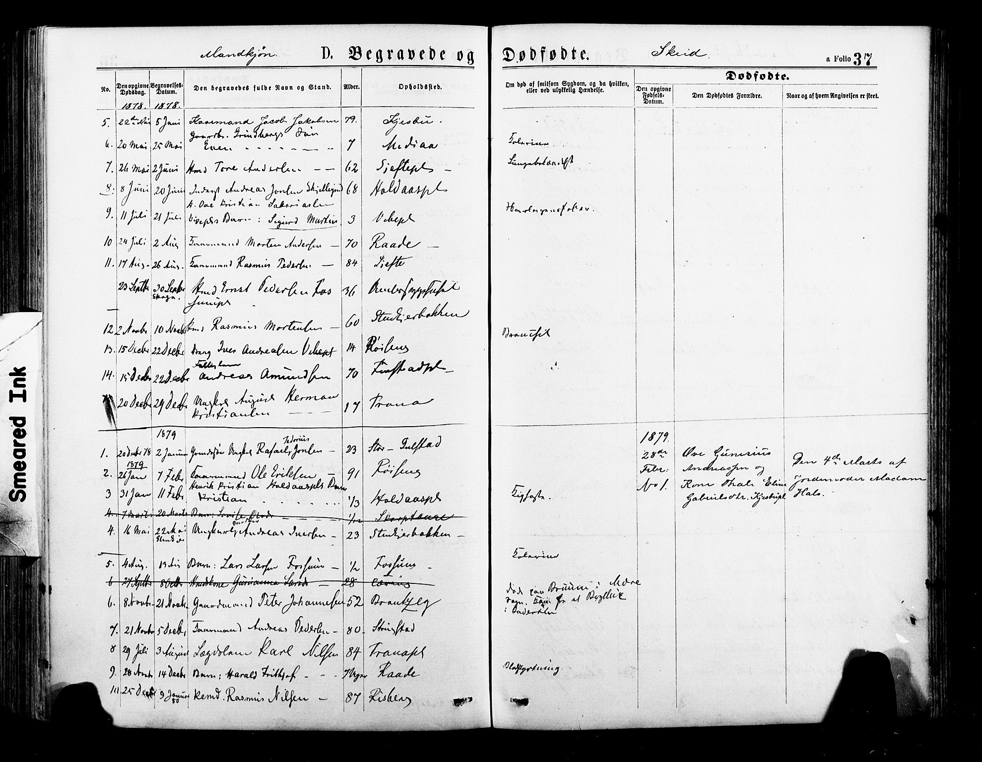 Ministerialprotokoller, klokkerbøker og fødselsregistre - Nord-Trøndelag, SAT/A-1458/735/L0348: Parish register (official) no. 735A09 /2, 1873-1883, p. 37