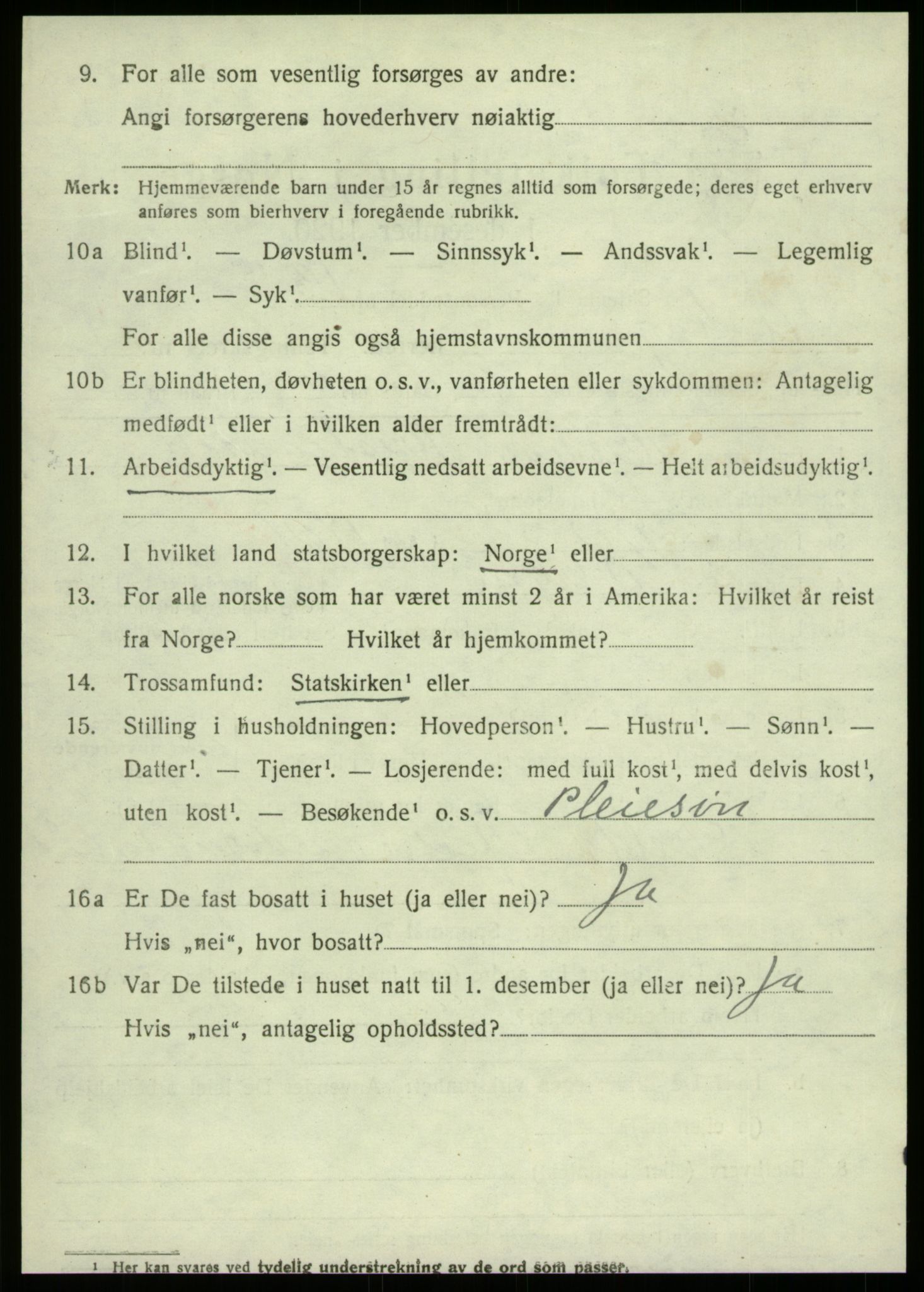 SAB, 1920 census for Askøy, 1920, p. 7921