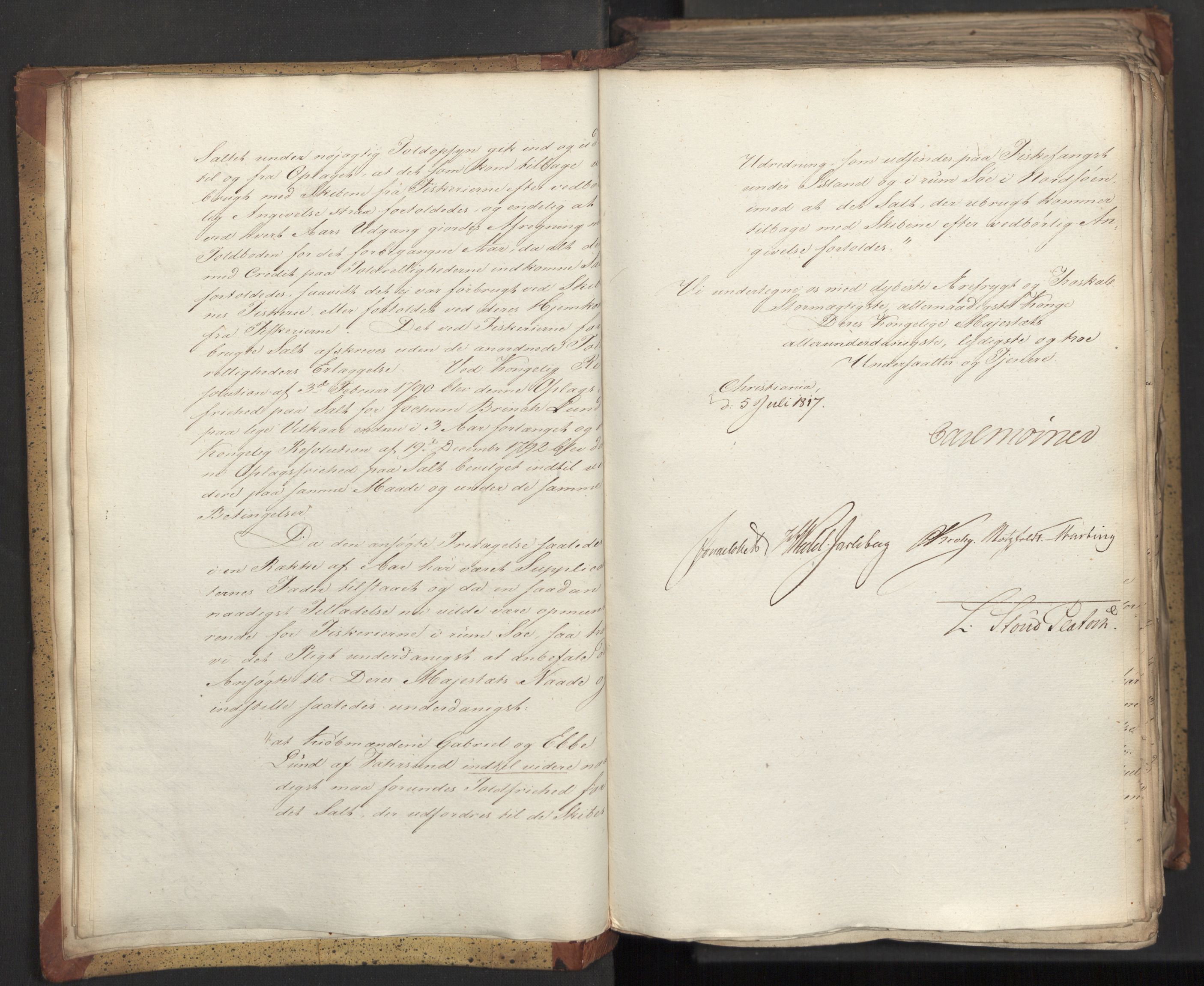 Statsrådsavdelingen i Stockholm, AV/RA-S-1003/D/Da/L0010: Regjeringsinnstillinger nr. 2219-2392, 1817, p. 27