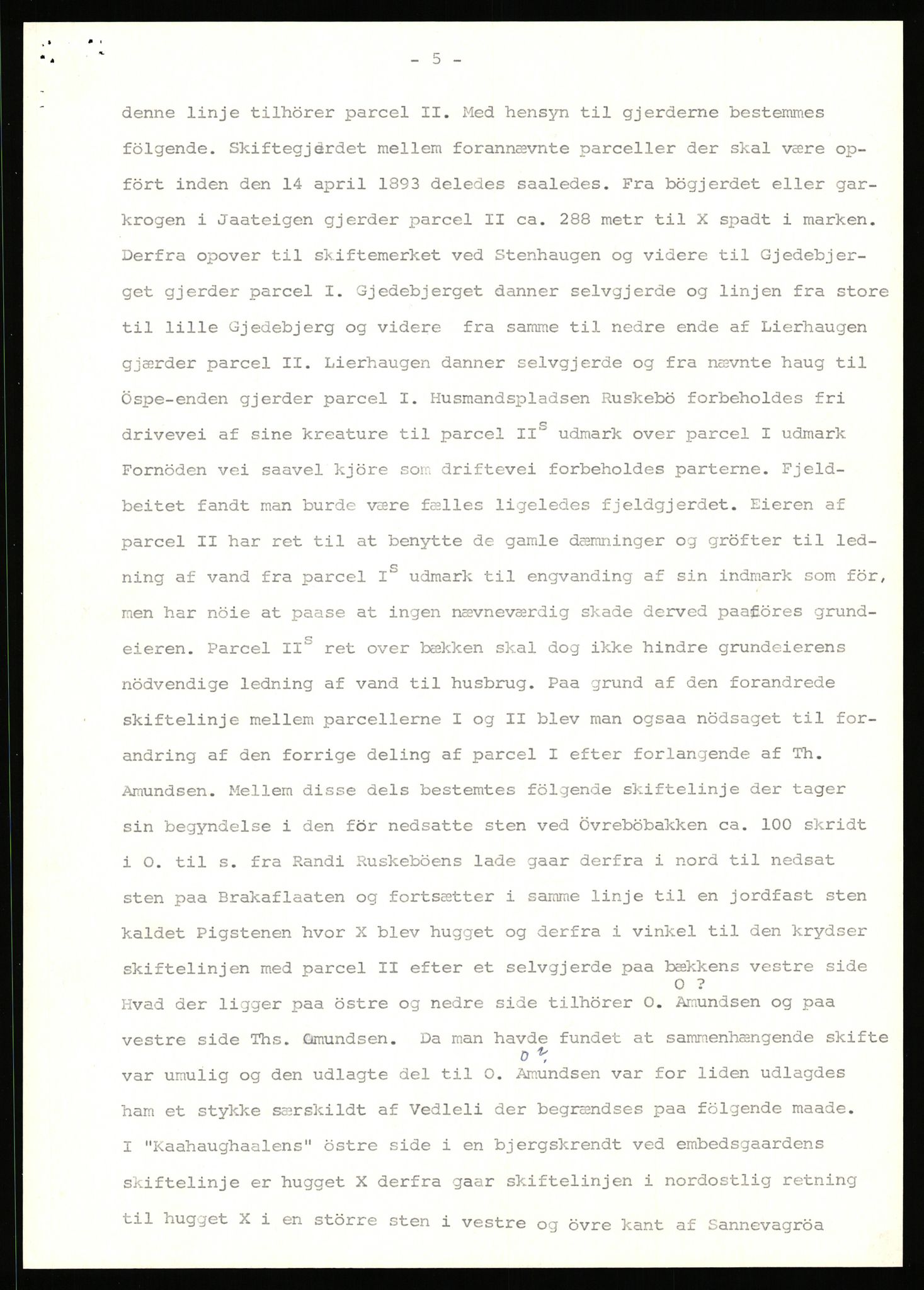 Statsarkivet i Stavanger, AV/SAST-A-101971/03/Y/Yj/L0065: Avskrifter sortert etter gårdsnavn: Odland i Varhaug - Osnes, 1750-1930, p. 405