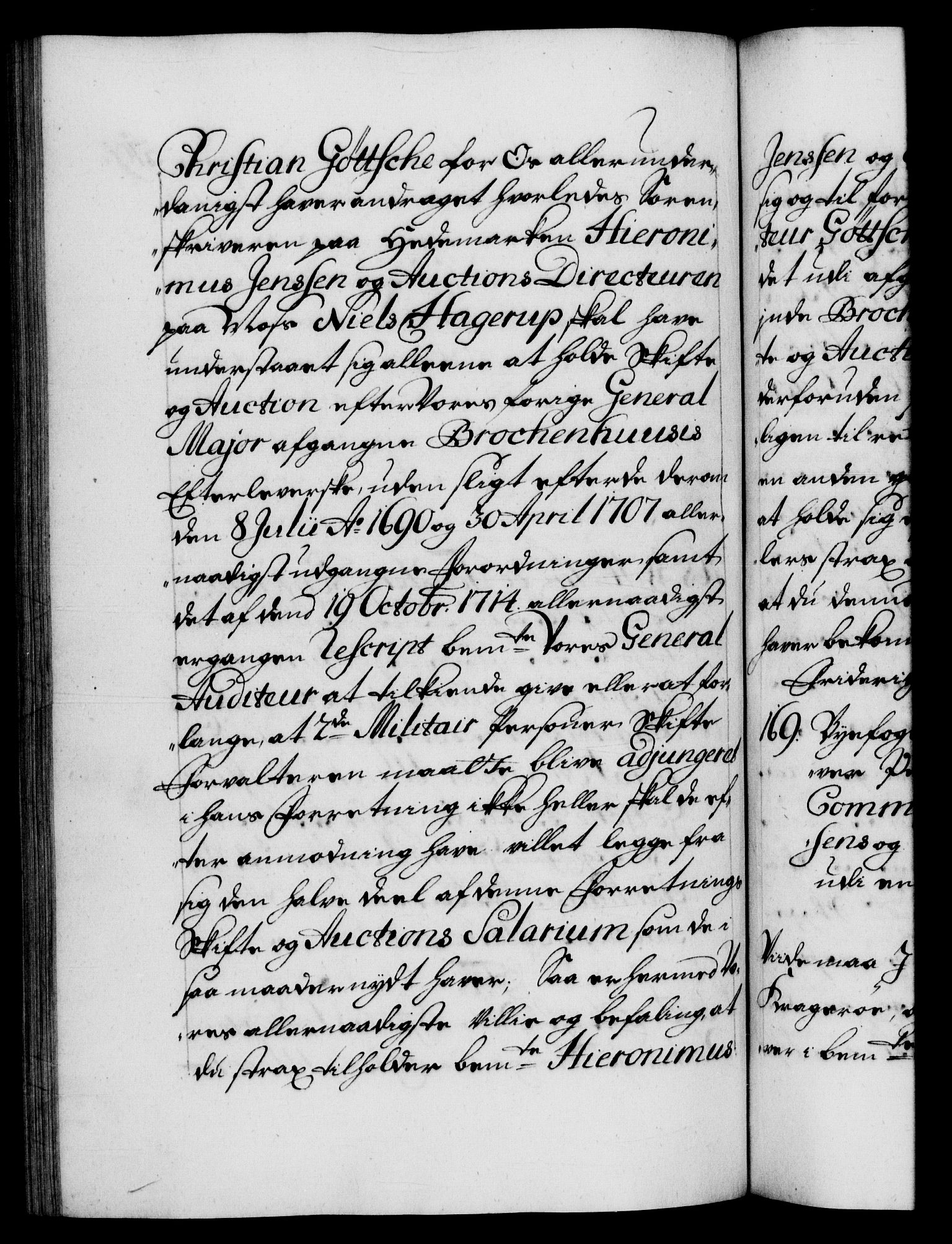 Danske Kanselli 1572-1799, AV/RA-EA-3023/F/Fc/Fca/Fcab/L0021: Norske tegnelser, 1719-1721, p. 519b