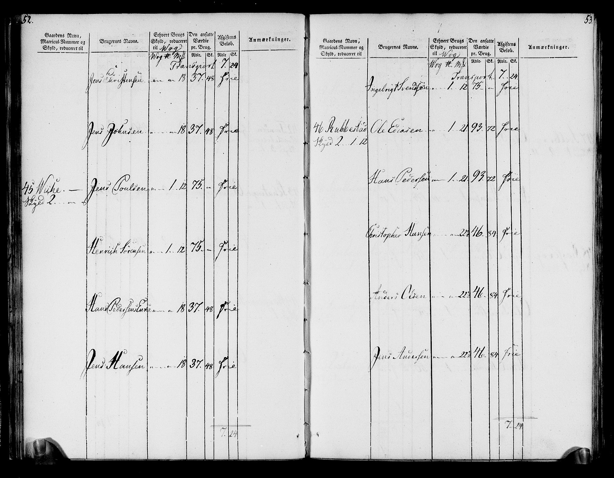 Rentekammeret inntil 1814, Realistisk ordnet avdeling, AV/RA-EA-4070/N/Ne/Nea/L0171: Senja og Tromsø fogderi. Oppebørselsregister, 1803-1804, p. 28