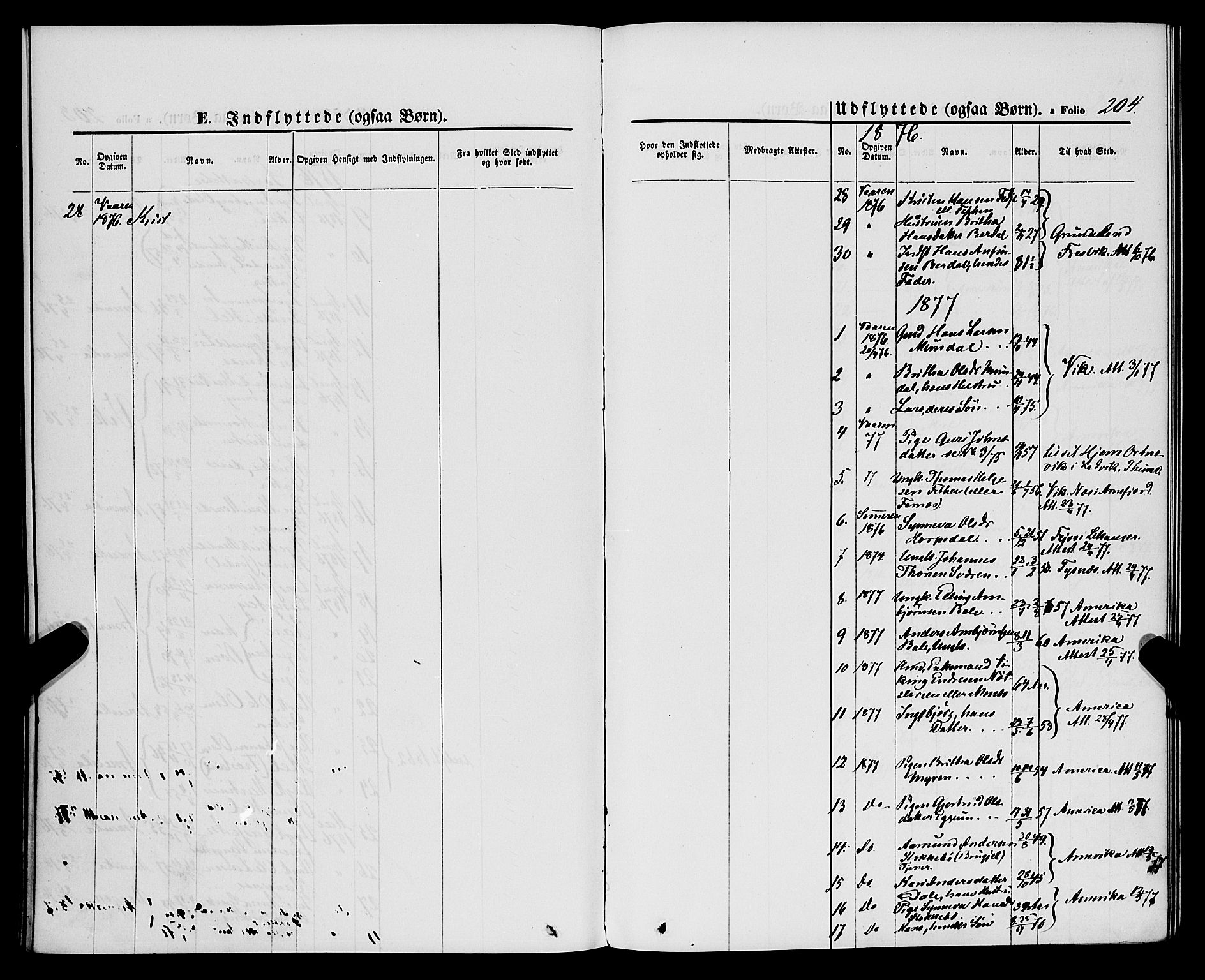 Balestrand sokneprestembete, SAB/A-79601/H/Haa/Haaa/L0003: Parish register (official) no. A 3, 1867-1878, p. 204