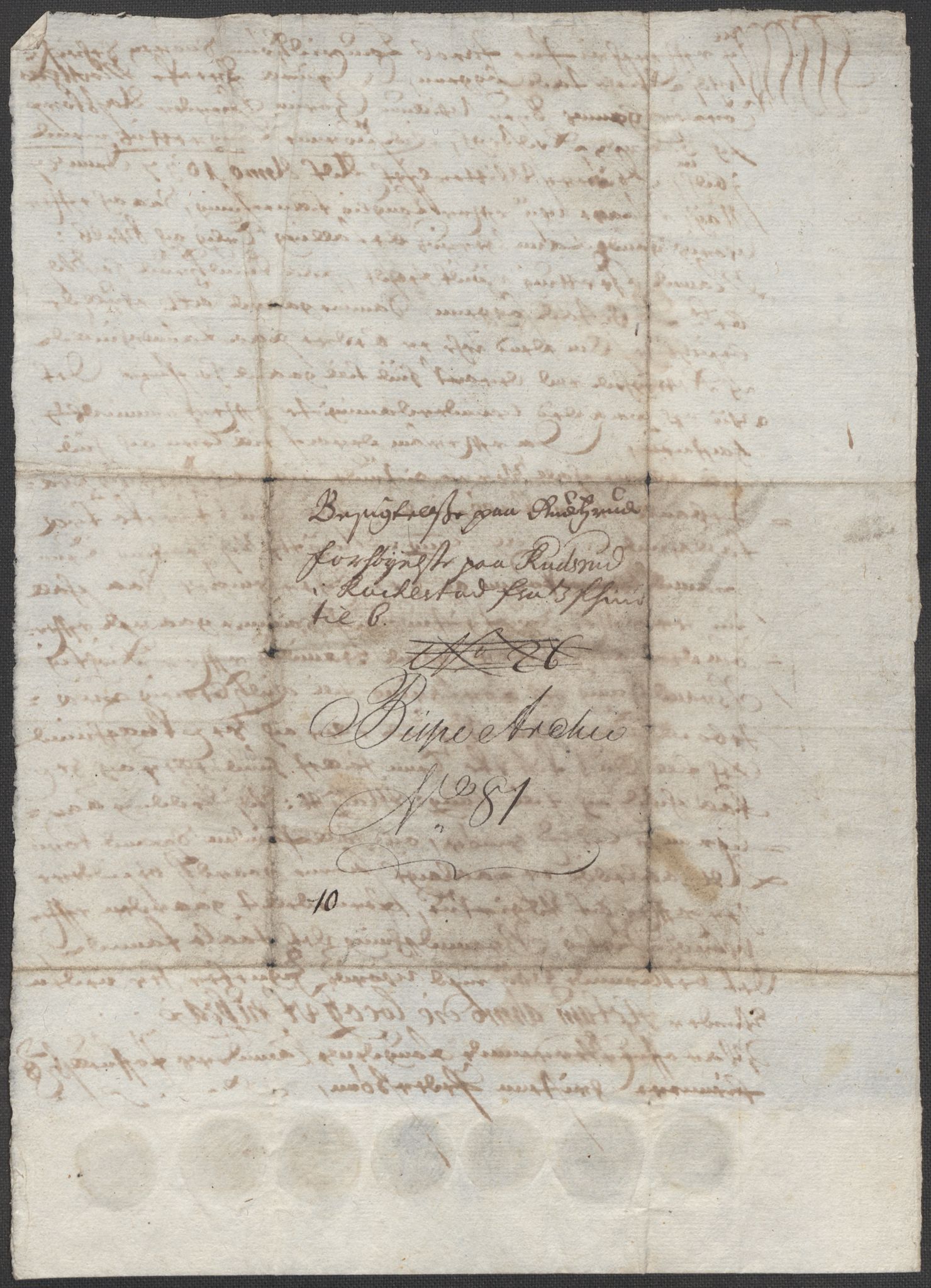 Riksarkivets diplomsamling, AV/RA-EA-5965/F15/L0004: Prestearkiv - Østfold, 1577-1709, p. 142