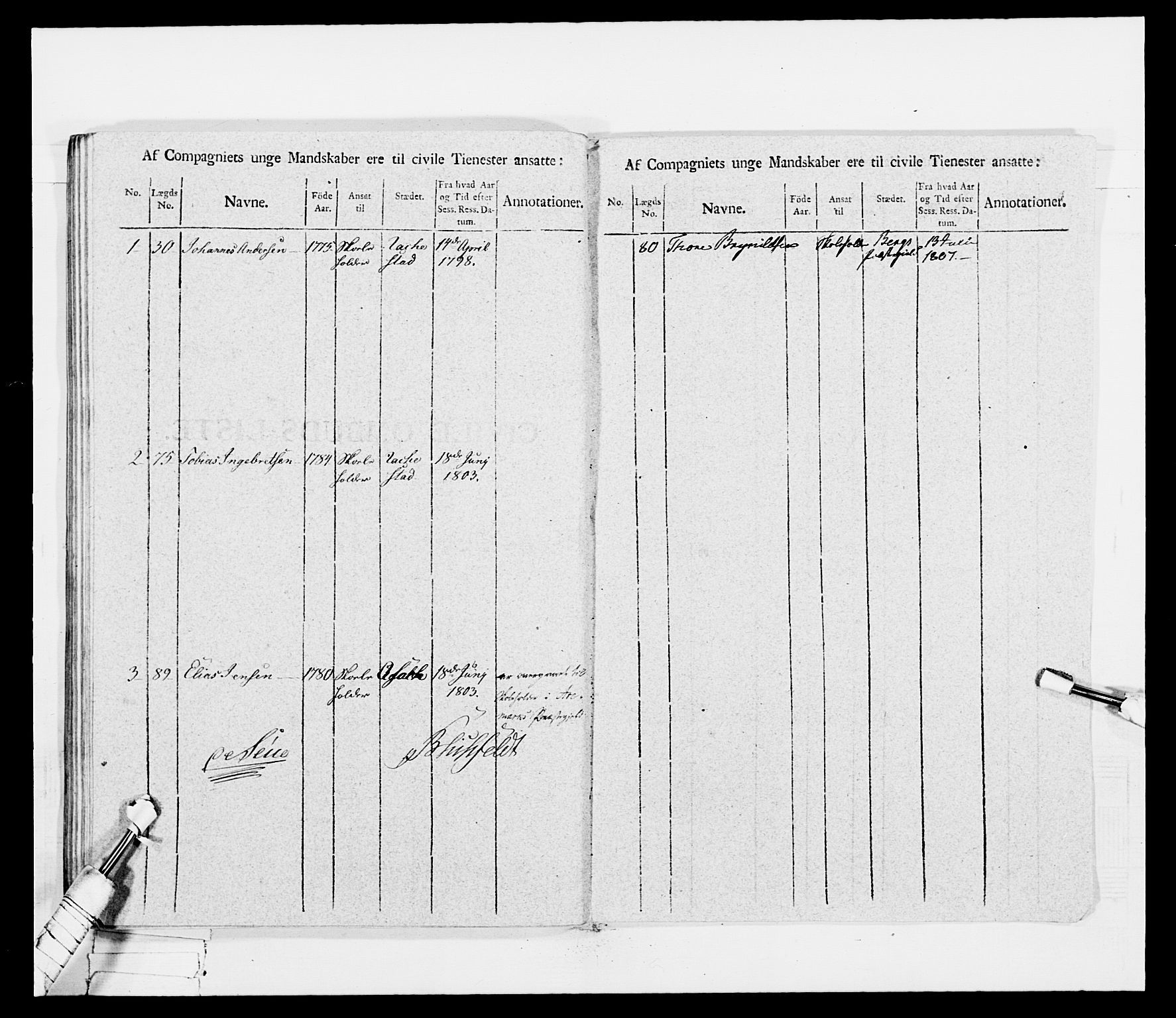 Generalitets- og kommissariatskollegiet, Det kongelige norske kommissariatskollegium, AV/RA-EA-5420/E/Eh/L0030a: Sønnafjelske gevorbne infanteriregiment, 1807, p. 147