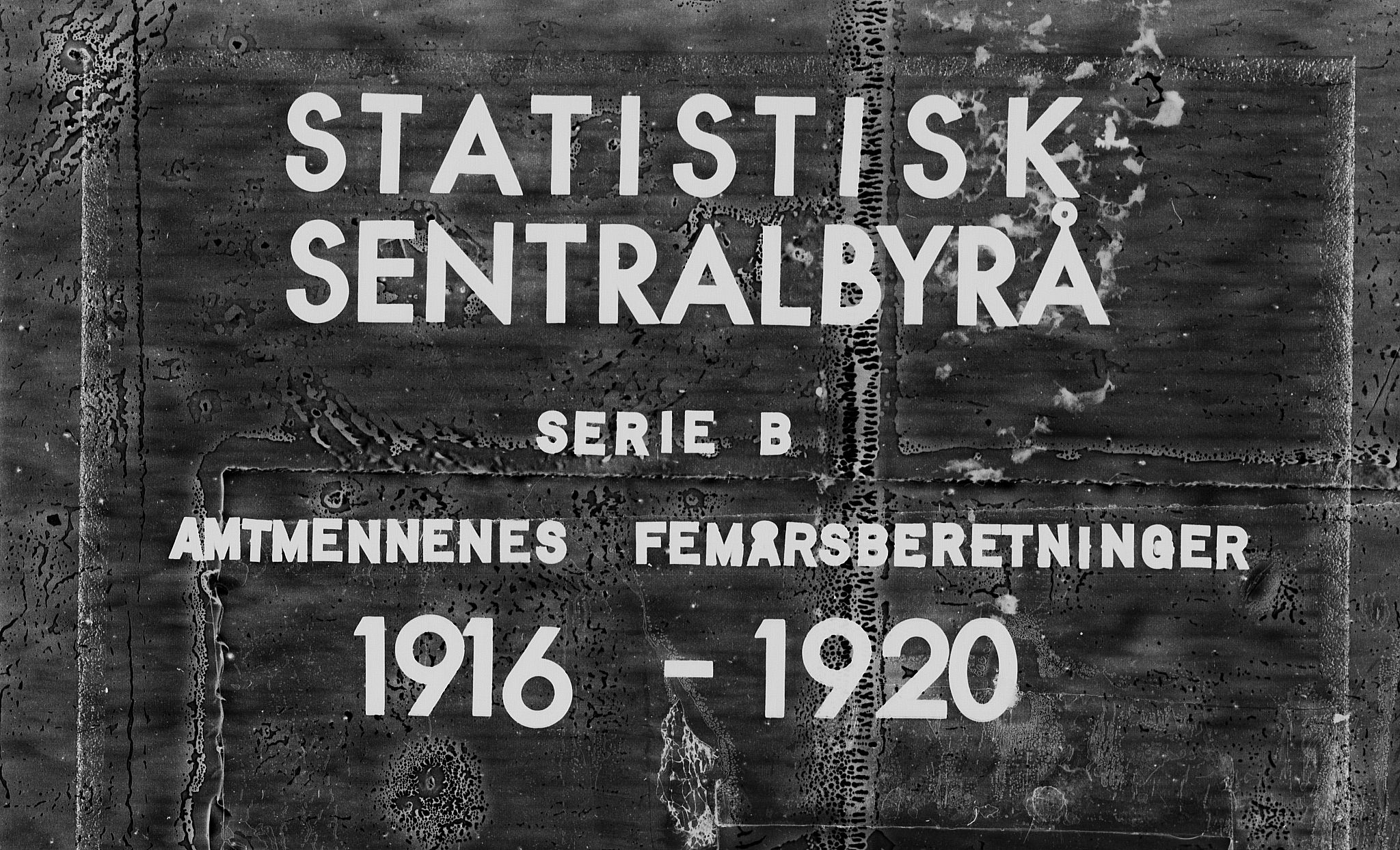 Statistisk sentralbyrå, Næringsøkonomiske emner, Generelt - Amtmennenes femårsberetninger, AV/RA-S-2233/F/Fa/L0125: --, 1911-1920, p. 202