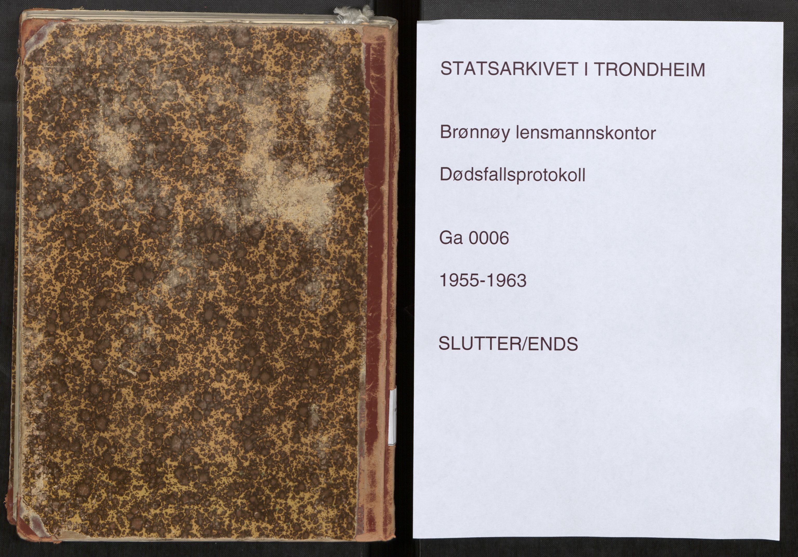 Brønnøy lensmannskontor, SAT/A-5680/2/Ga/L0006: Dødsfallprotokoll, 1955-1963, p. 90