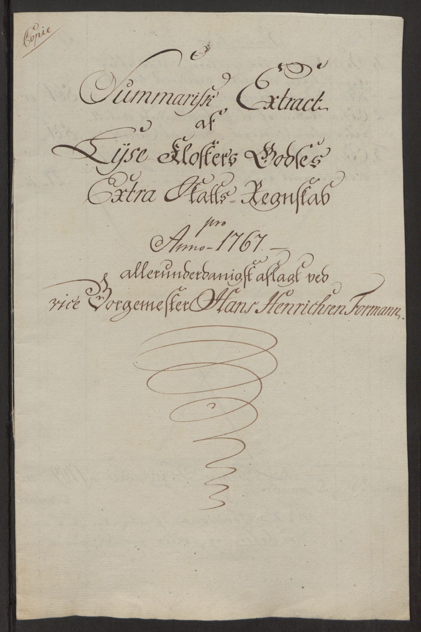 Rentekammeret inntil 1814, Reviderte regnskaper, Fogderegnskap, AV/RA-EA-4092/R50/L3180: Ekstraskatten Lyse kloster, 1762-1783, p. 171