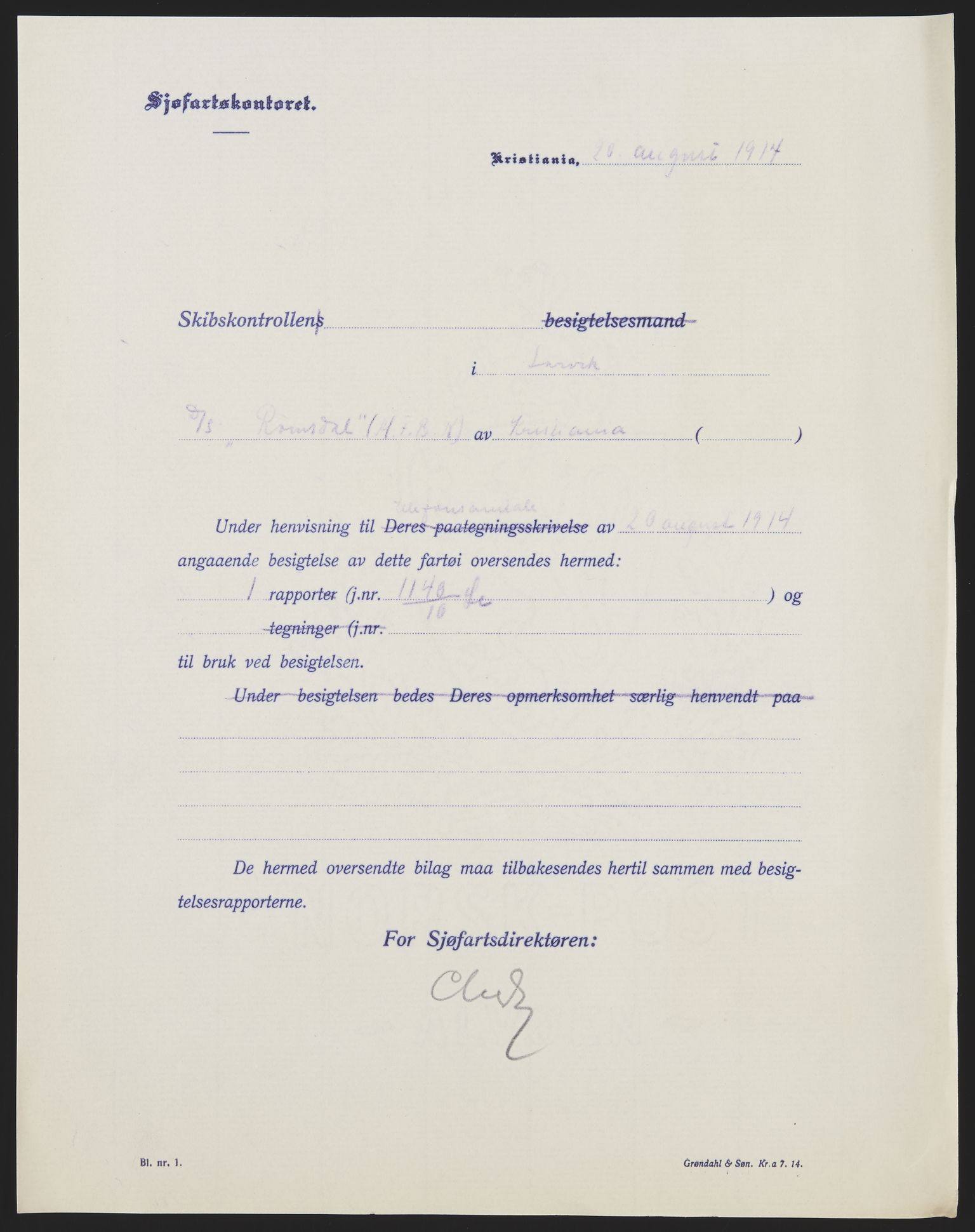 Sjøfartsdirektoratet med forløpere, skipsmapper slettede skip, RA/S-4998/F/Fa/L0237: --, 1847-1934, p. 227