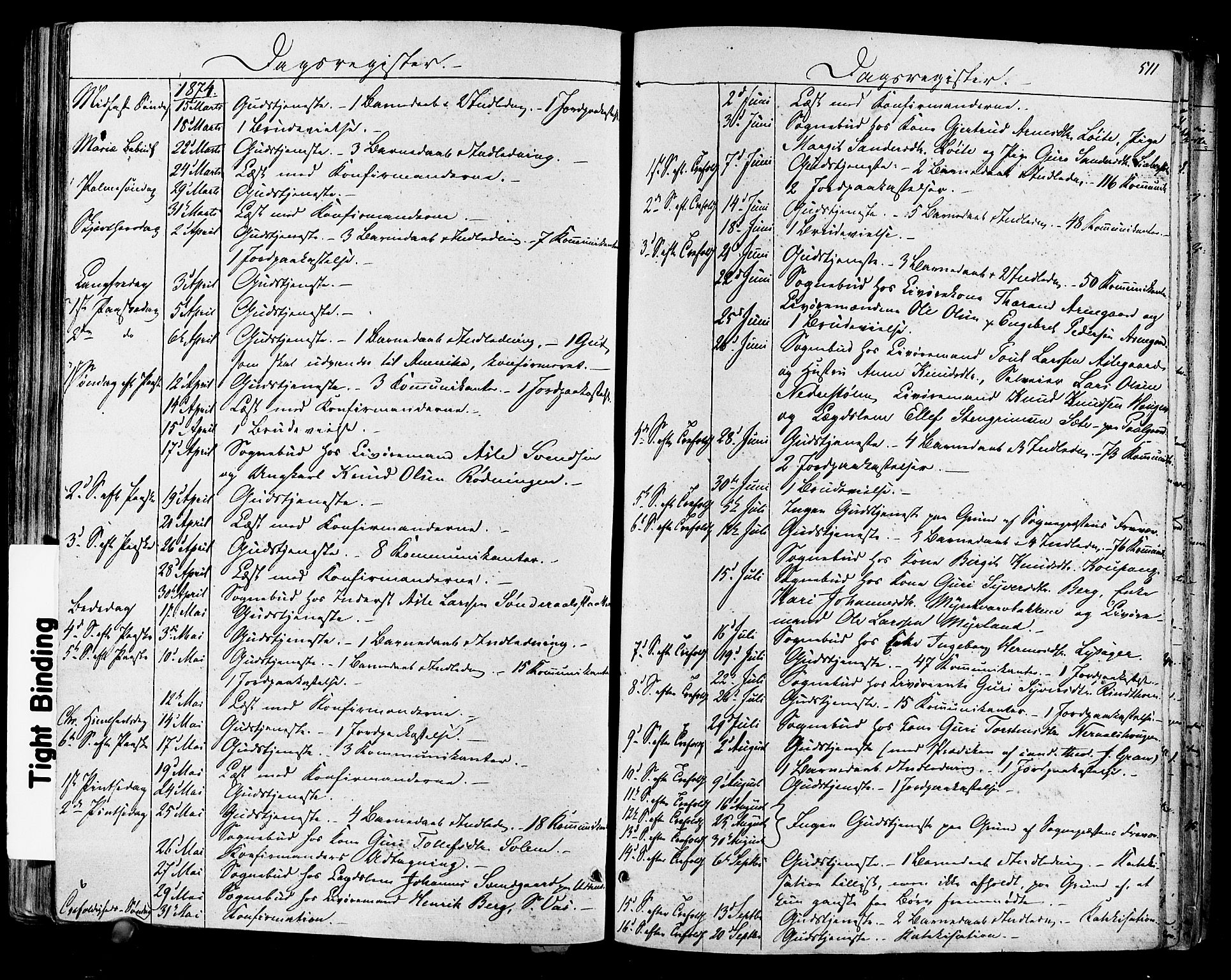 Hol kirkebøker, AV/SAKO-A-227/F/Fa/L0002: Parish register (official) no. I 2, 1870-1886, p. 511