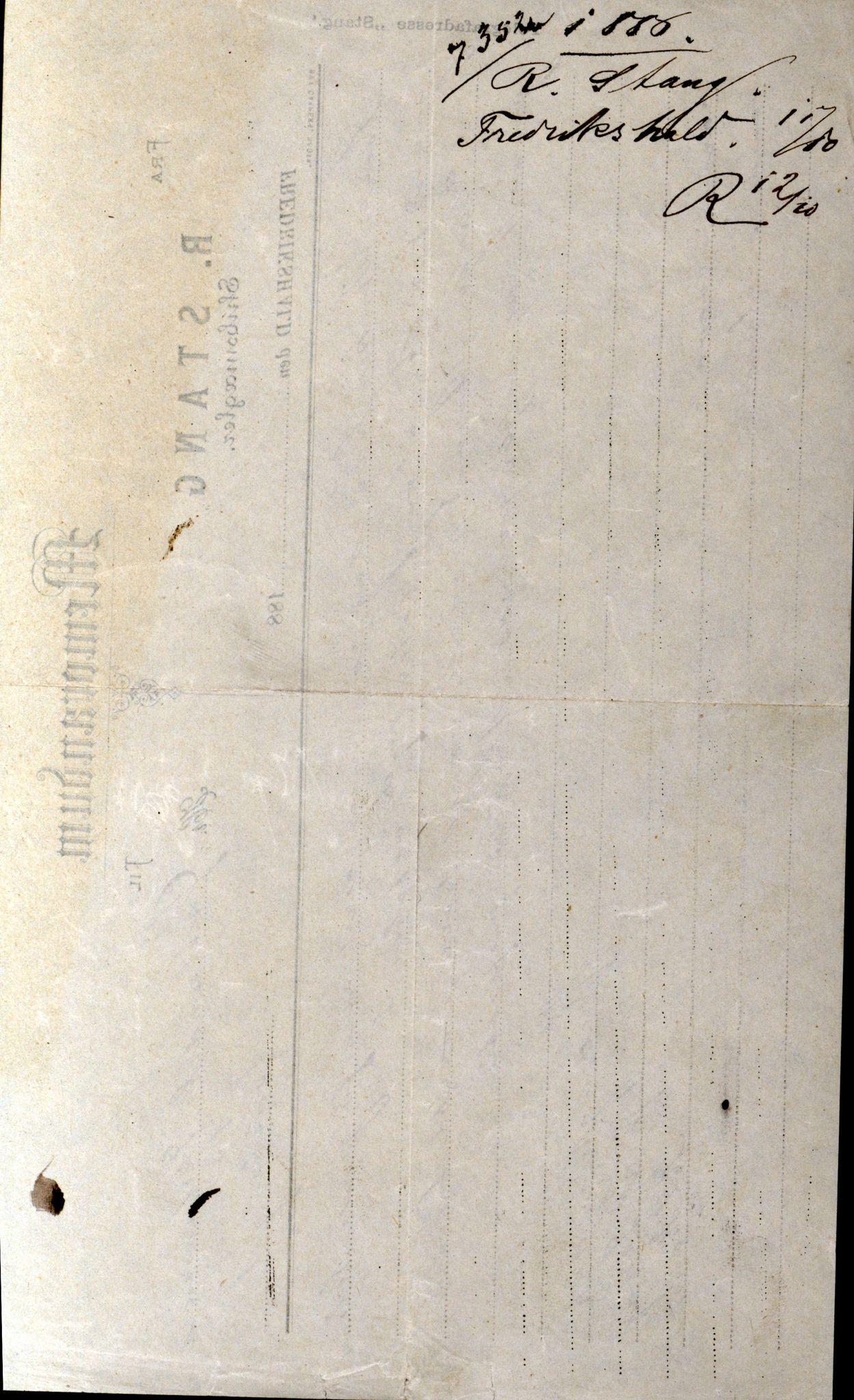 Pa 63 - Østlandske skibsassuranceforening, VEMU/A-1079/G/Ga/L0019/0010: Havaridokumenter / Victoria, Vigor, Cathrine, Brillant, Alvega, Rotvid, 1886, p. 97