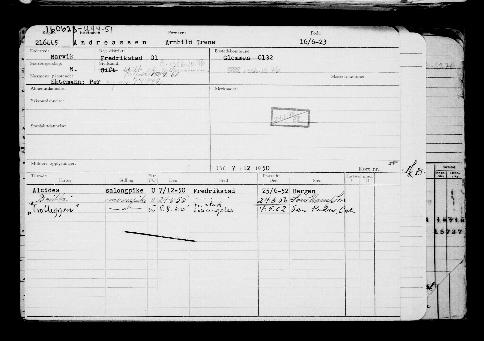 Direktoratet for sjømenn, AV/RA-S-3545/G/Gb/L0220: Hovedkort, 1923, p. 123