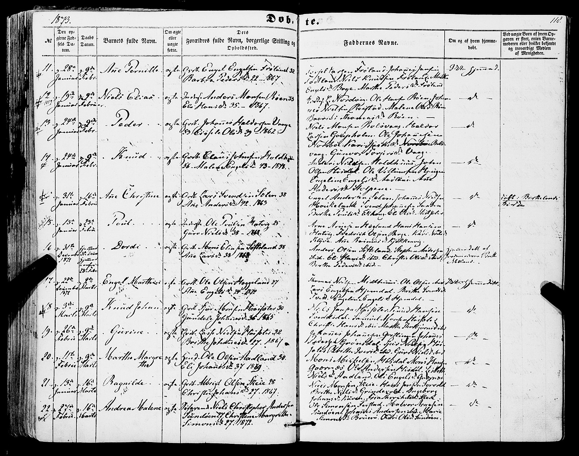 Os sokneprestembete, AV/SAB-A-99929: Parish register (official) no. A 17, 1860-1873, p. 118