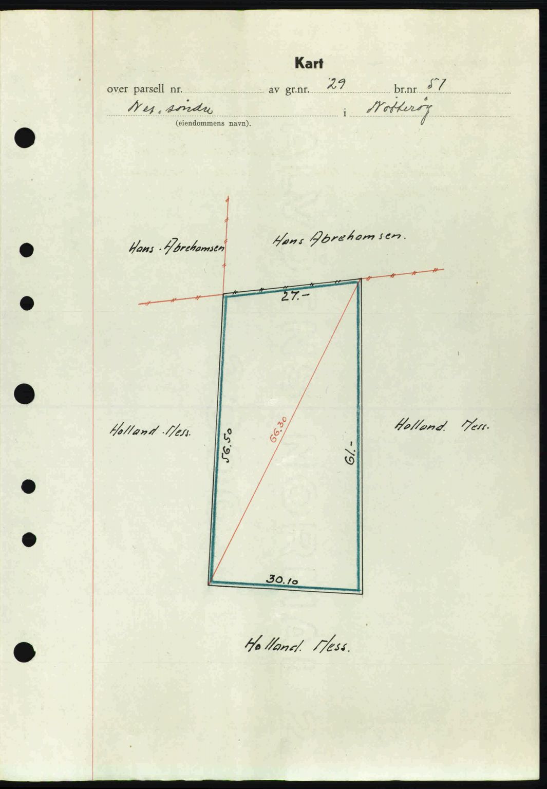 Tønsberg sorenskriveri, AV/SAKO-A-130/G/Ga/Gaa/L0015: Mortgage book no. A15, 1944-1944, Diary no: : 907/1944