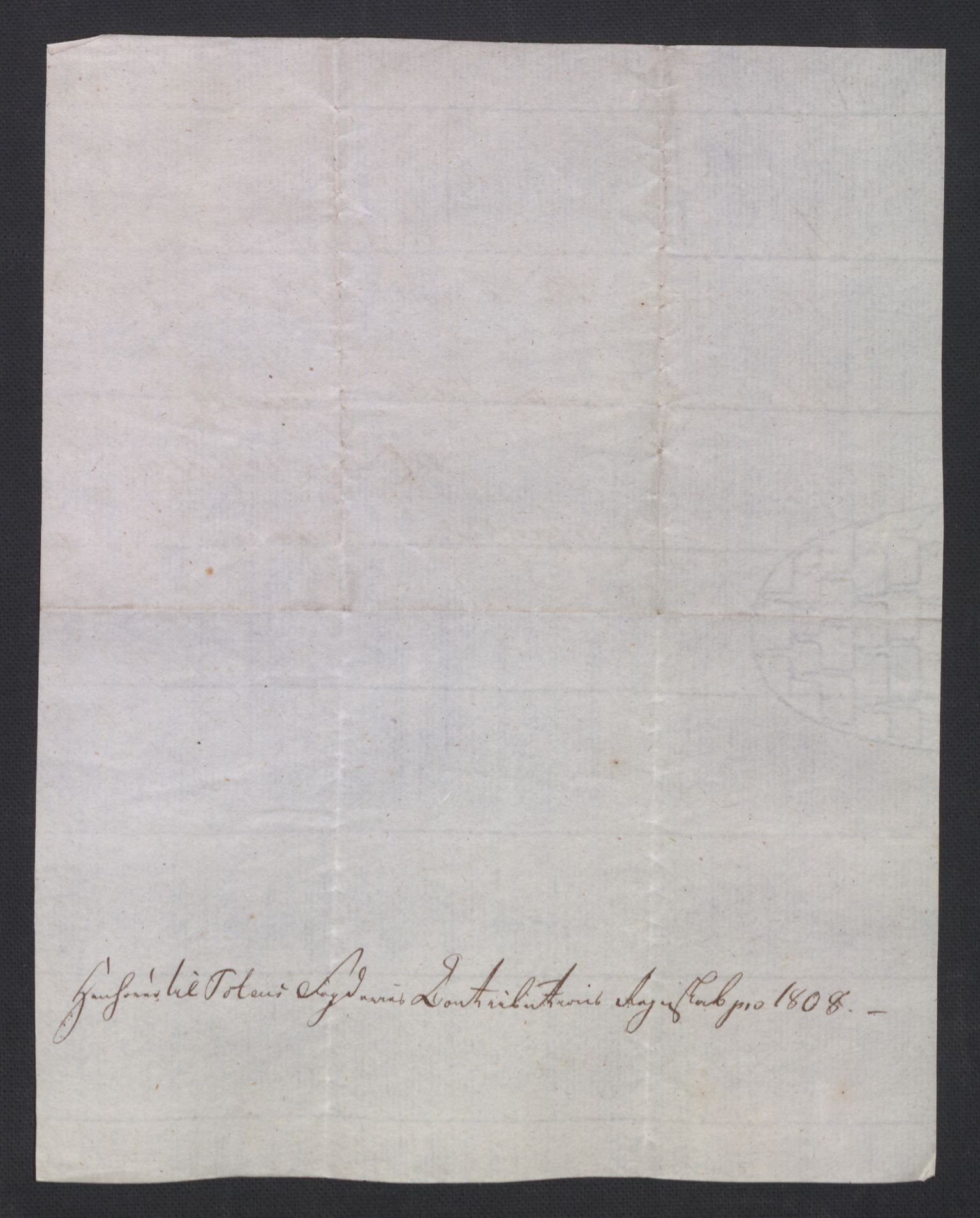 Rentekammeret inntil 1814, Reviderte regnskaper, Fogderegnskap, AV/RA-EA-4092/R19/L1396: Fogderegnskap Toten, Hadeland og Vardal, 1808, p. 298