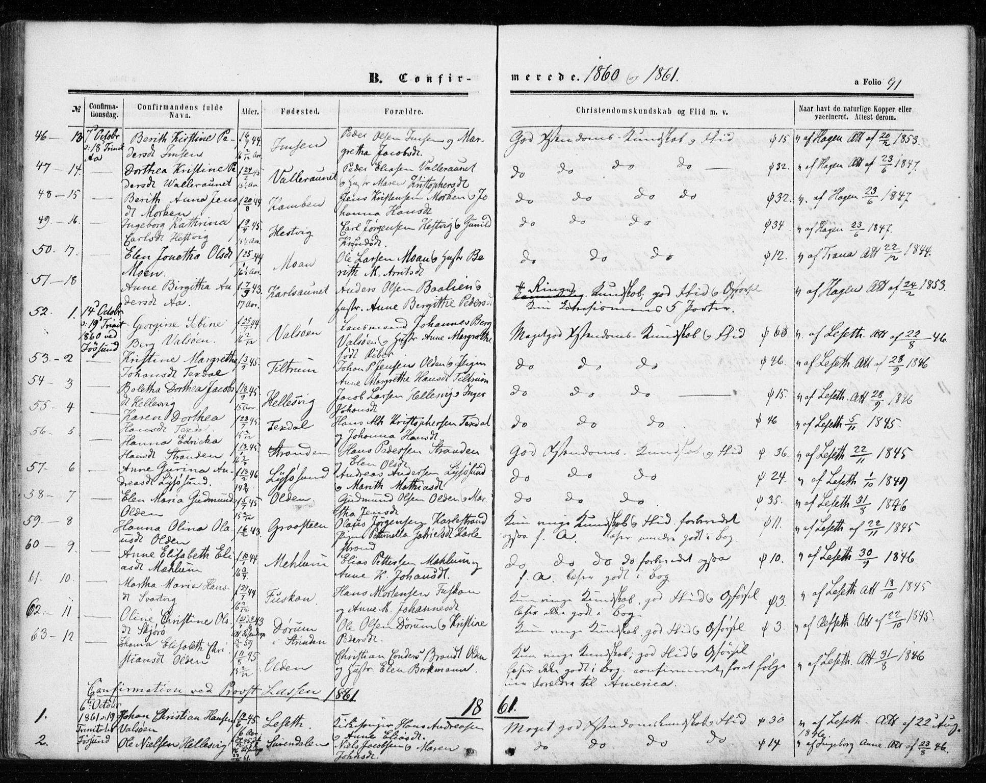 Ministerialprotokoller, klokkerbøker og fødselsregistre - Sør-Trøndelag, SAT/A-1456/655/L0678: Parish register (official) no. 655A07, 1861-1873, p. 91