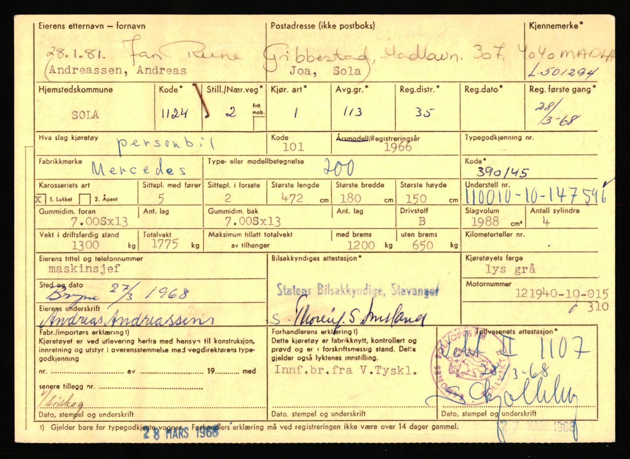 Stavanger trafikkstasjon, AV/SAST-A-101942/0/F/L0077: L-500000 - L-502999, 1930-1971, p. 885