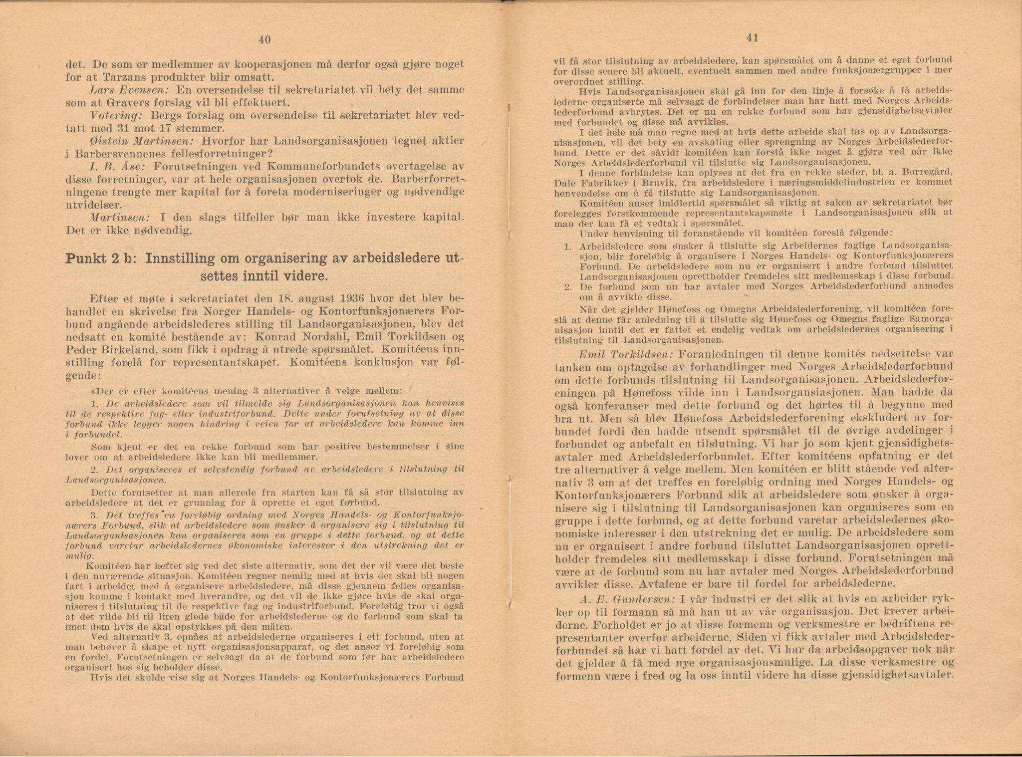 Landsorganisasjonen i Norge, AAB/ARK-1579, 1911-1953, p. 249