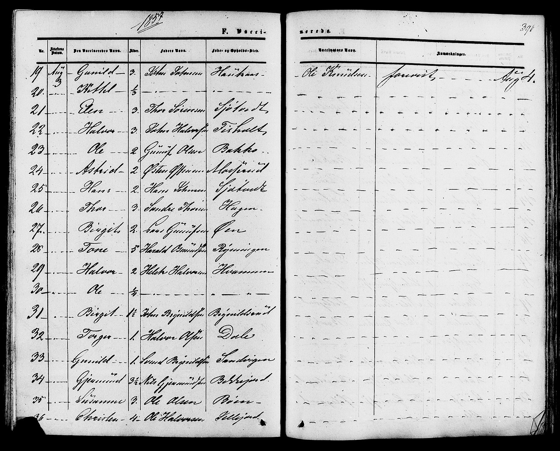 Tinn kirkebøker, SAKO/A-308/F/Fa/L0006: Parish register (official) no. I 6, 1857-1878, p. 396