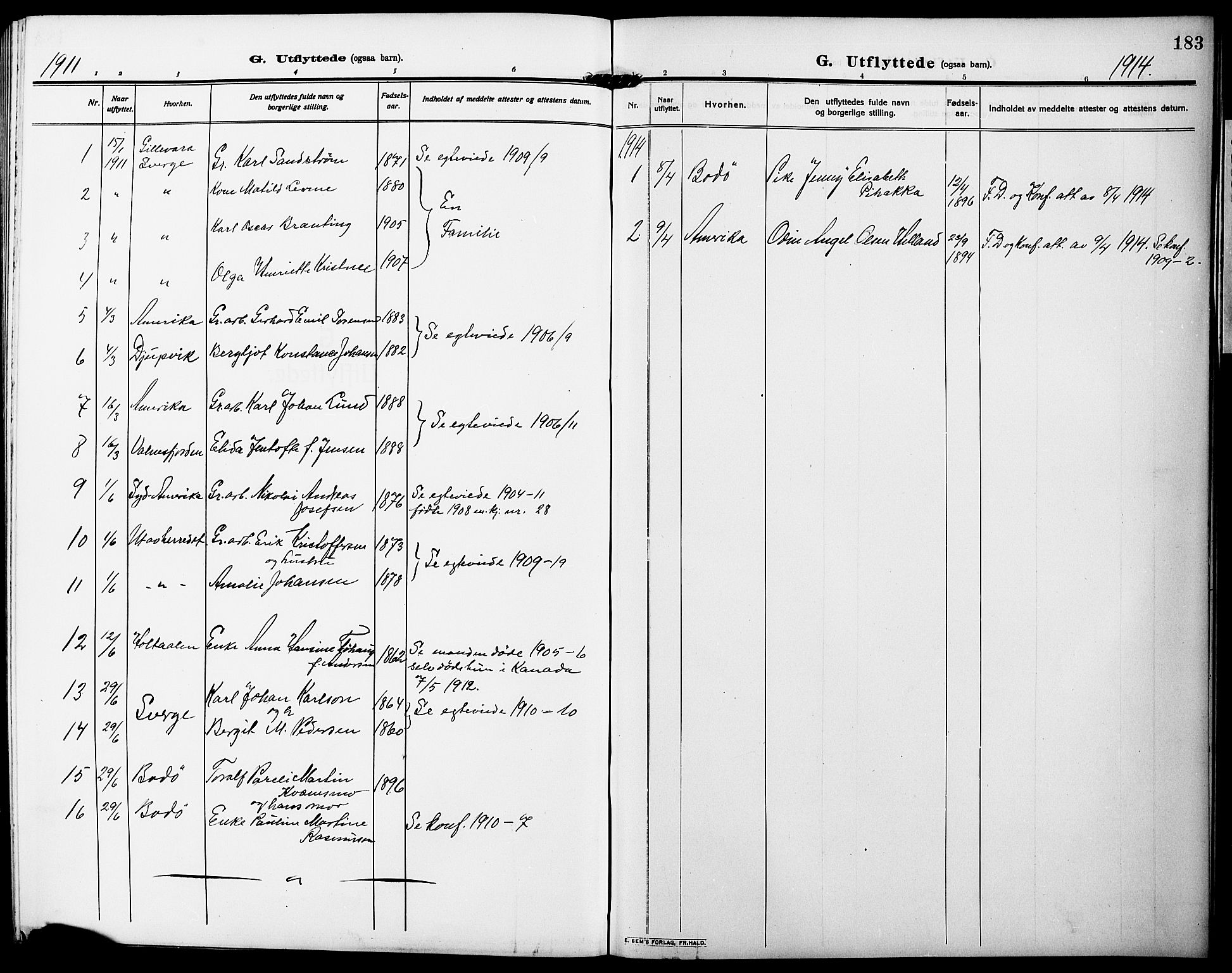 Ministerialprotokoller, klokkerbøker og fødselsregistre - Nordland, AV/SAT-A-1459/850/L0710: Parish register (official) no. 850A02, 1910-1920, p. 183