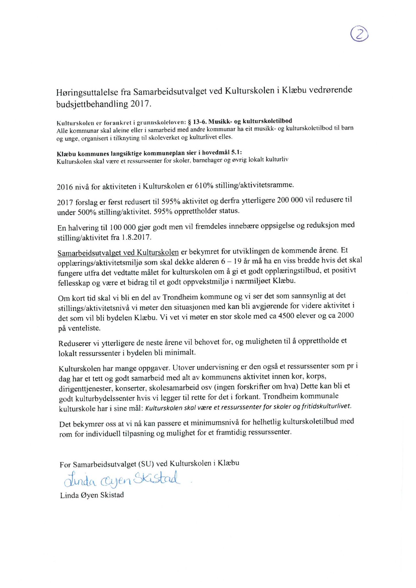 Klæbu Kommune, TRKO/KK/05-UOm/L008: Utvalg for omsorg - Møtedokumenter, 2017, p. 17