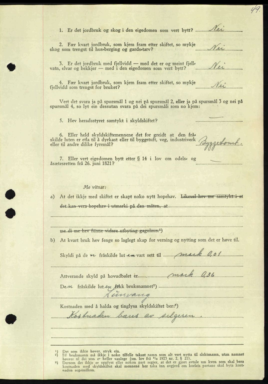 Nordmøre sorenskriveri, AV/SAT-A-4132/1/2/2Ca: Mortgage book no. A110, 1948-1949, Diary no: : 3380/1948