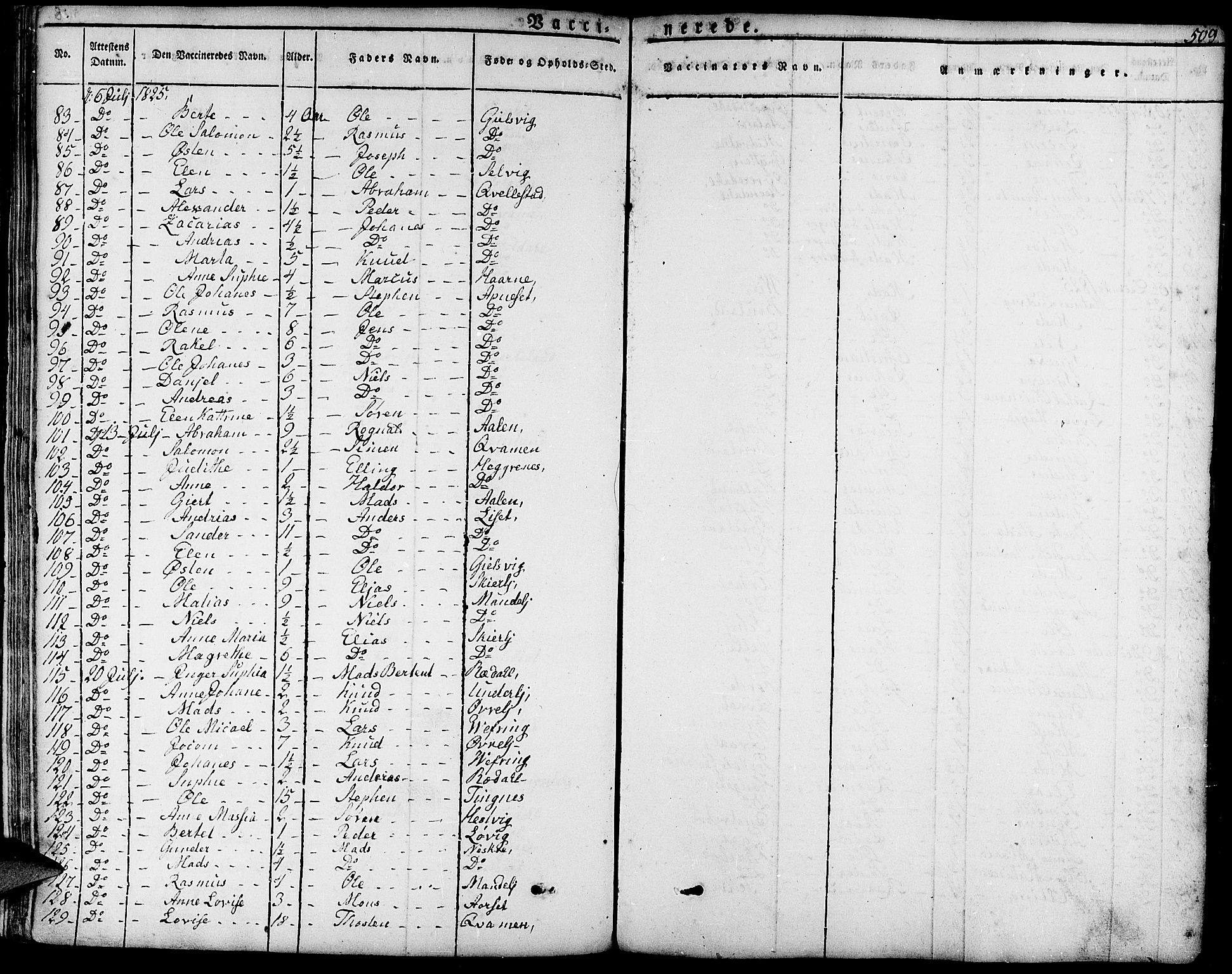 Førde sokneprestembete, AV/SAB-A-79901/H/Haa/Haaa/L0006: Parish register (official) no. A 6, 1821-1842, p. 509