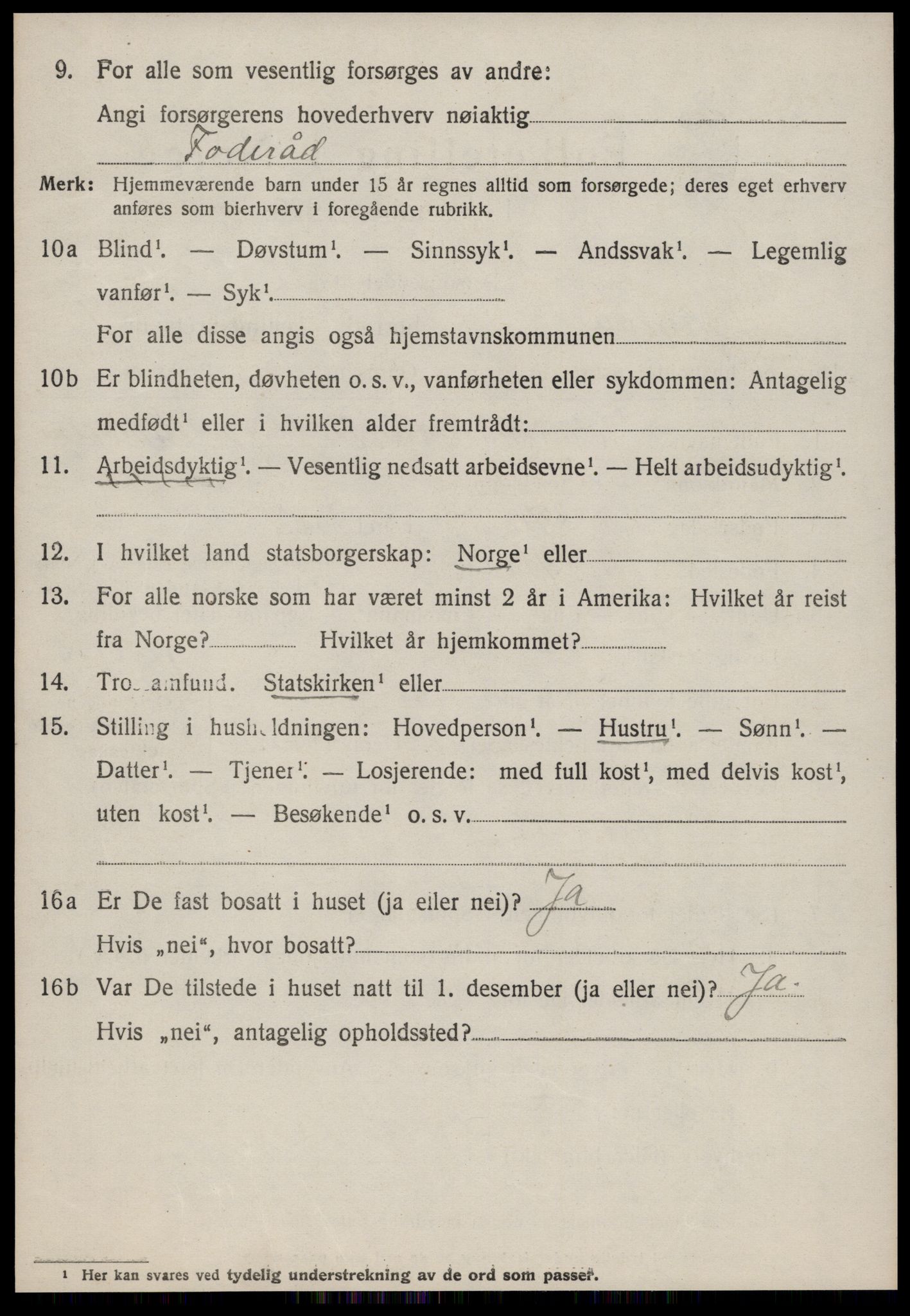 SAT, 1920 census for Sykkylven, 1920, p. 3012
