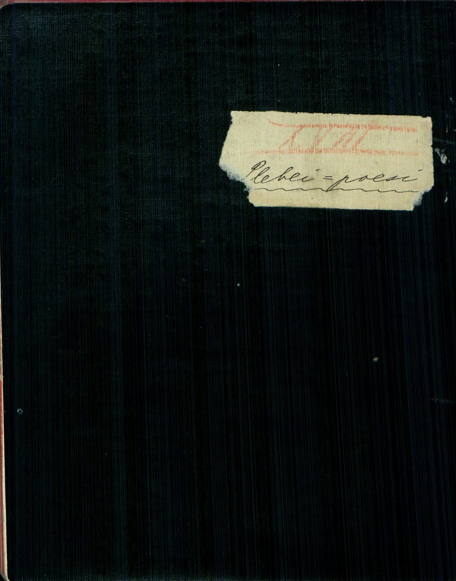 Rikard Berge, TEMU/TGM-A-1003/F/L0001/0022: 001-030 Innholdslister / 18. Plebei-visur (Laagfolkeleg poesi, skilingsdikt), 1902