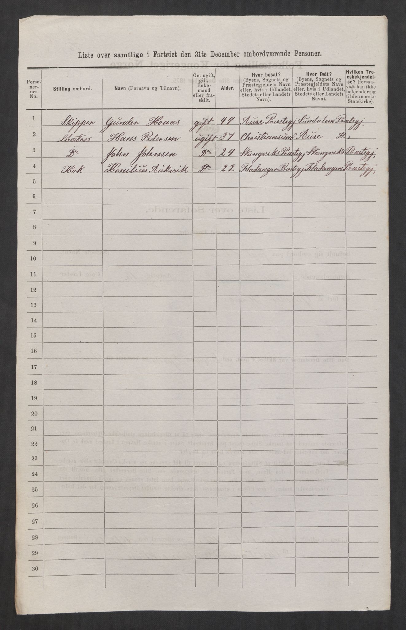 RA, 1875 census, lists of crew on ships: Ships in domestic ports, 1875, p. 317