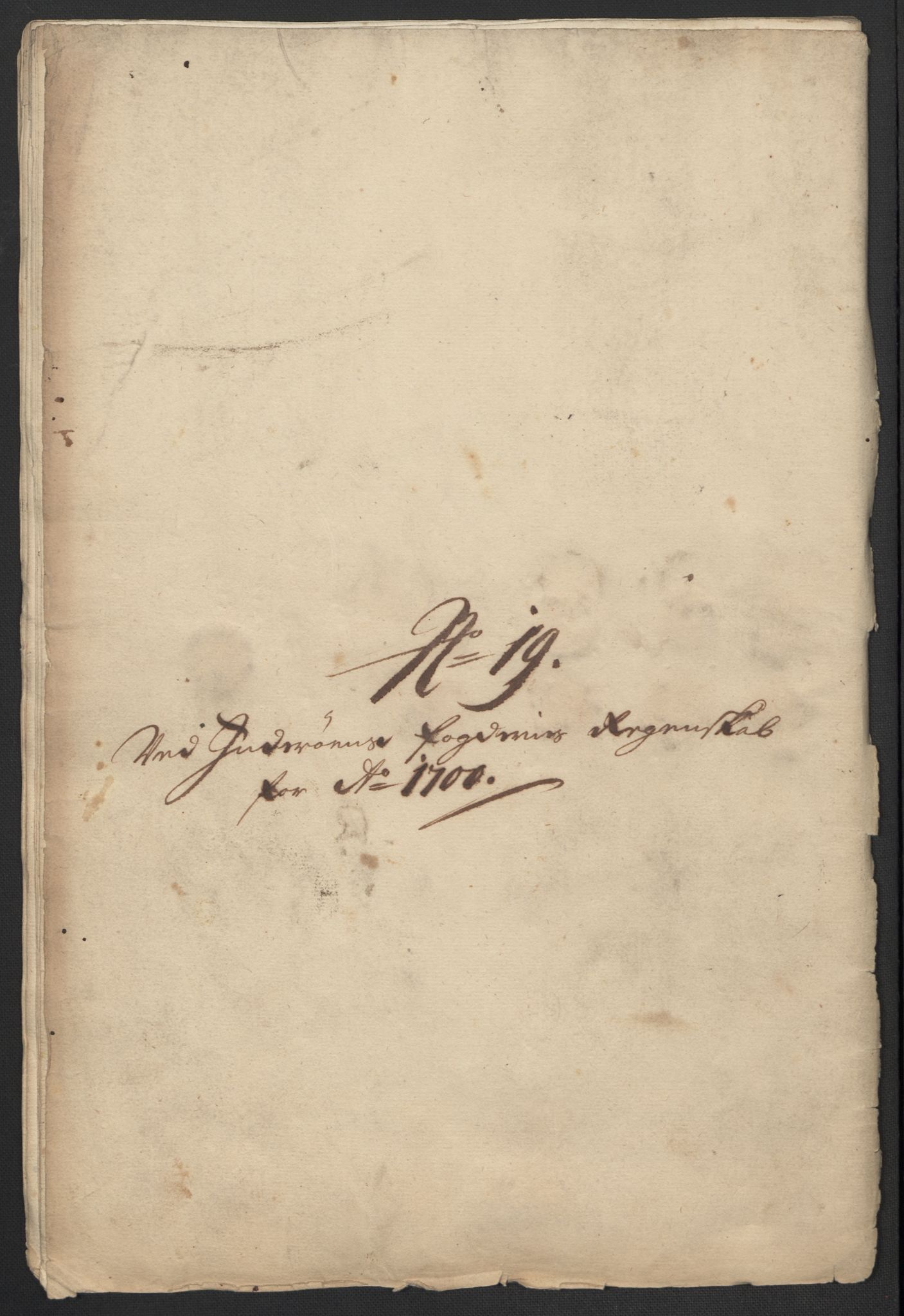 Rentekammeret inntil 1814, Reviderte regnskaper, Fogderegnskap, RA/EA-4092/R63/L4311: Fogderegnskap Inderøy, 1700, p. 188