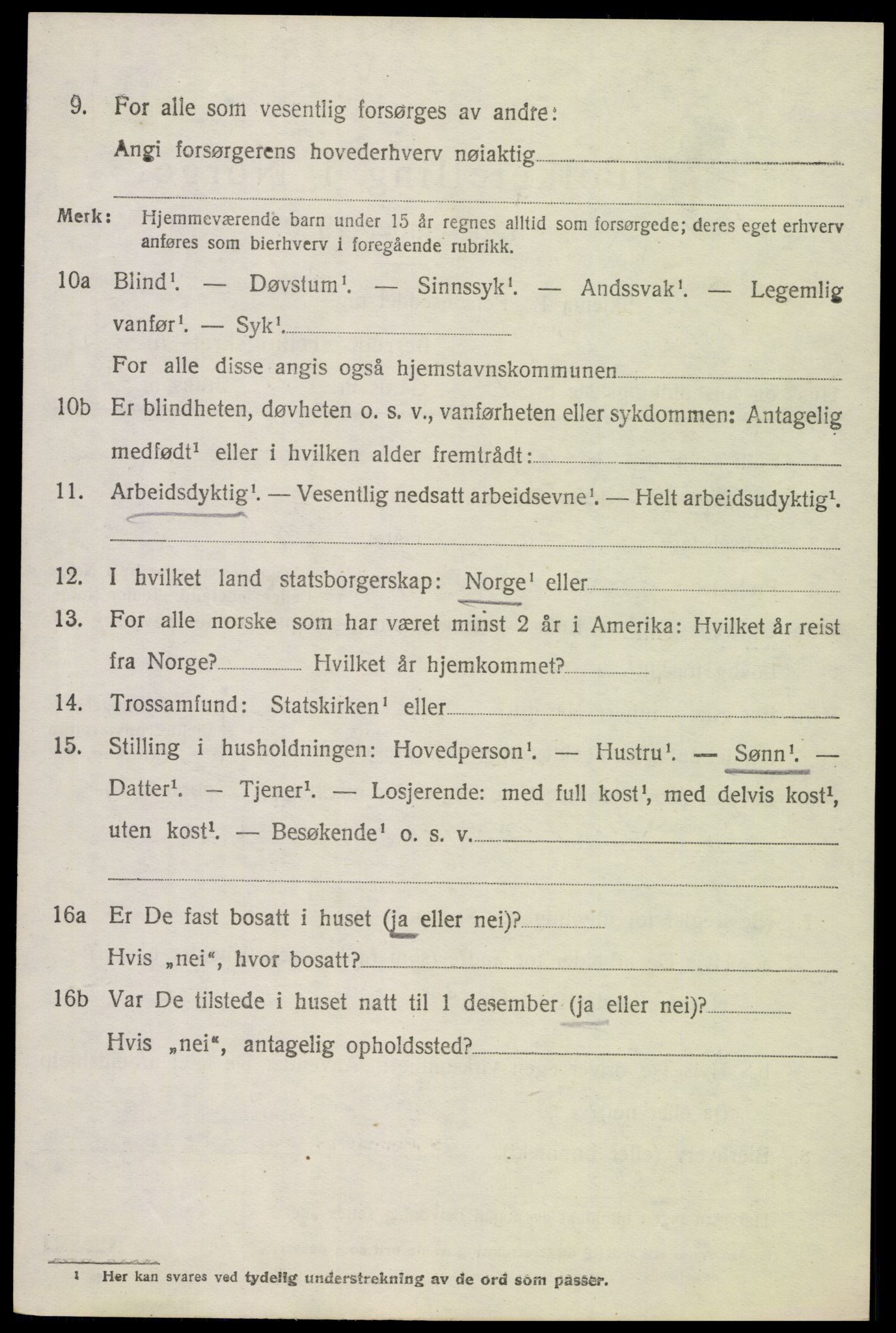 SAH, 1920 census for Vardal, 1920, p. 13802