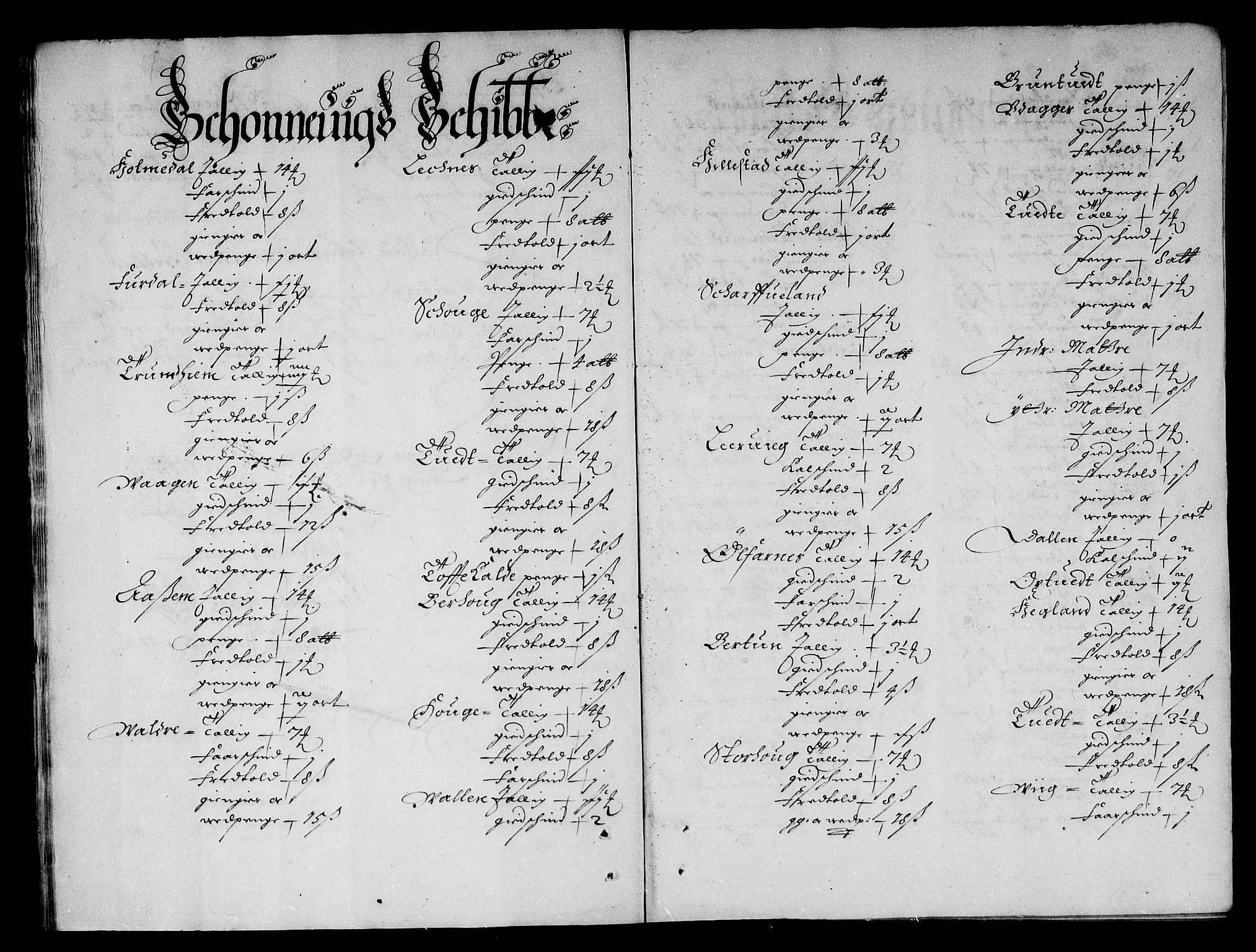 Rentekammeret inntil 1814, Reviderte regnskaper, Stiftamtstueregnskaper, Bergen stiftamt, AV/RA-EA-6043/R/Rc/L0042: Bergen stiftamt, 1673-1675